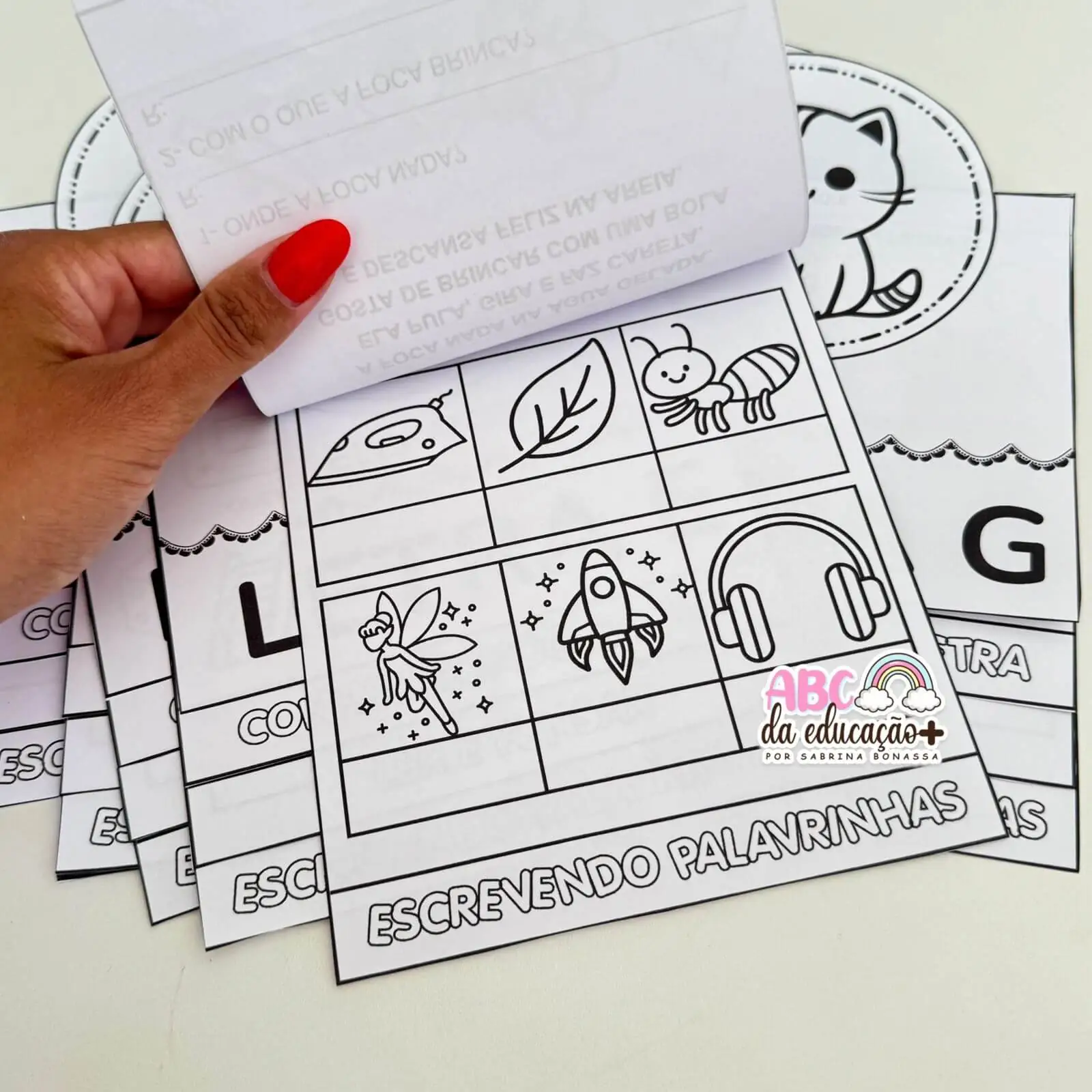 Livrinho Interativo do Alfabeto – A a Z Alfabetização - Imagem 4