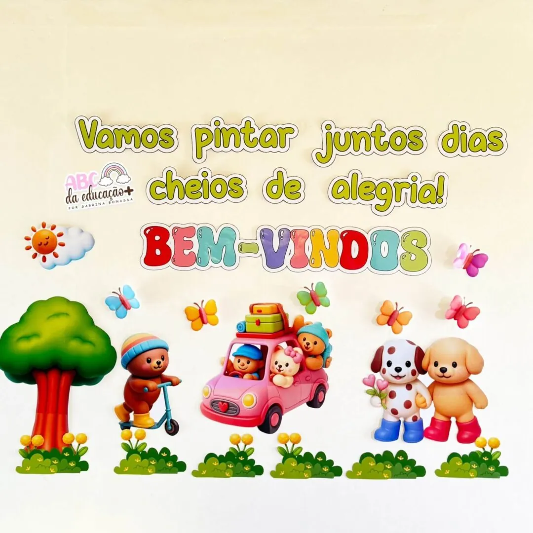 Painel de Parede Volta às Aulas Bobbie Goods