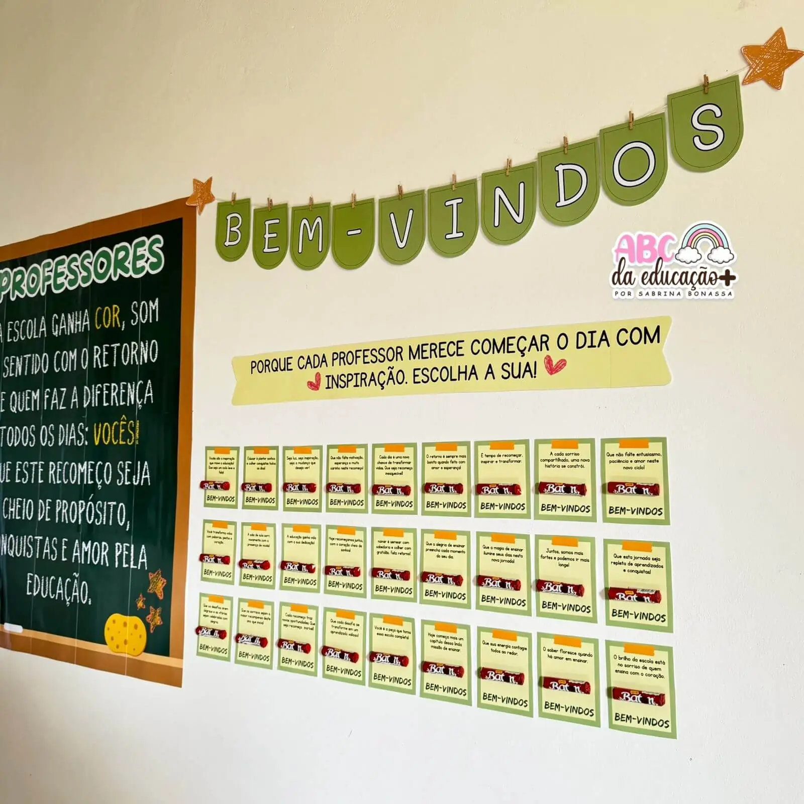 Painel de Boas-Vindas para Professores — Volta às Aulas - Imagem 4