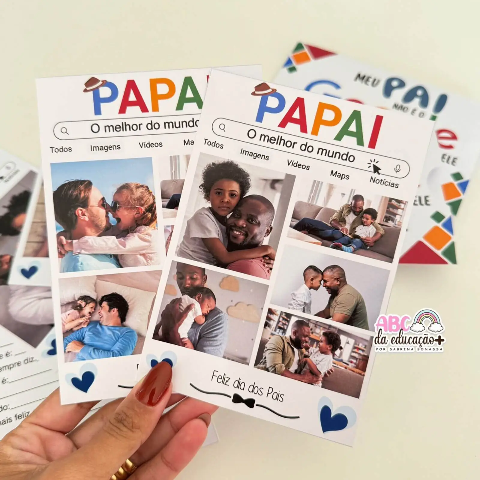 Cartão Meu Pai Google – 100% Editável - Imagem 2