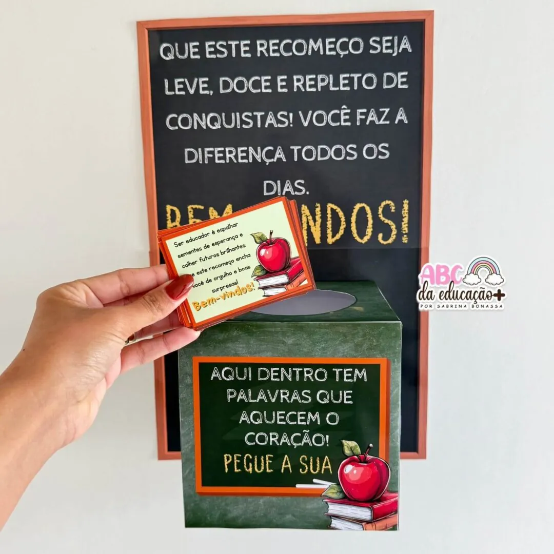 Caixa de Mensagens Boas-Vindas aos Professores – Volta às Aulas - Image 2