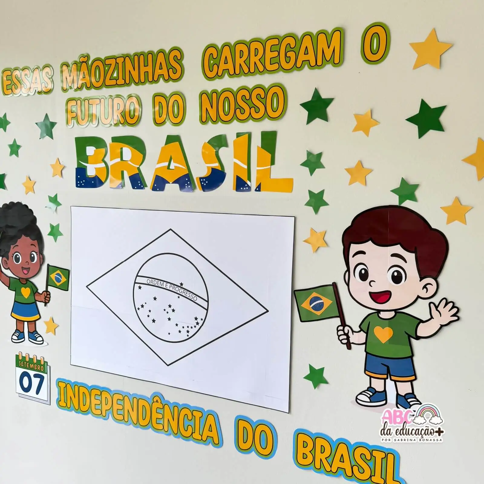 Painel 7 de Setembro – Independência do Brasil – Mãozinhas do Futuro - Imagem 3