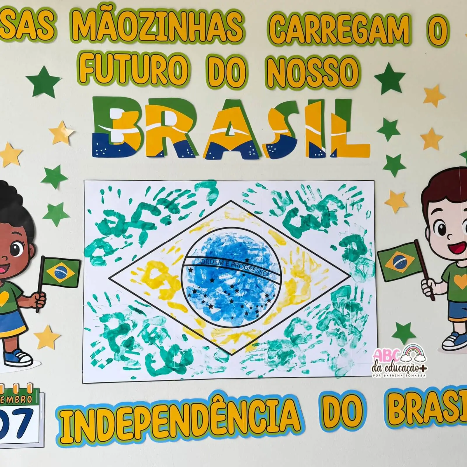Painel 7 de Setembro – Independência do Brasil – Mãozinhas do Futuro - Imagem 4