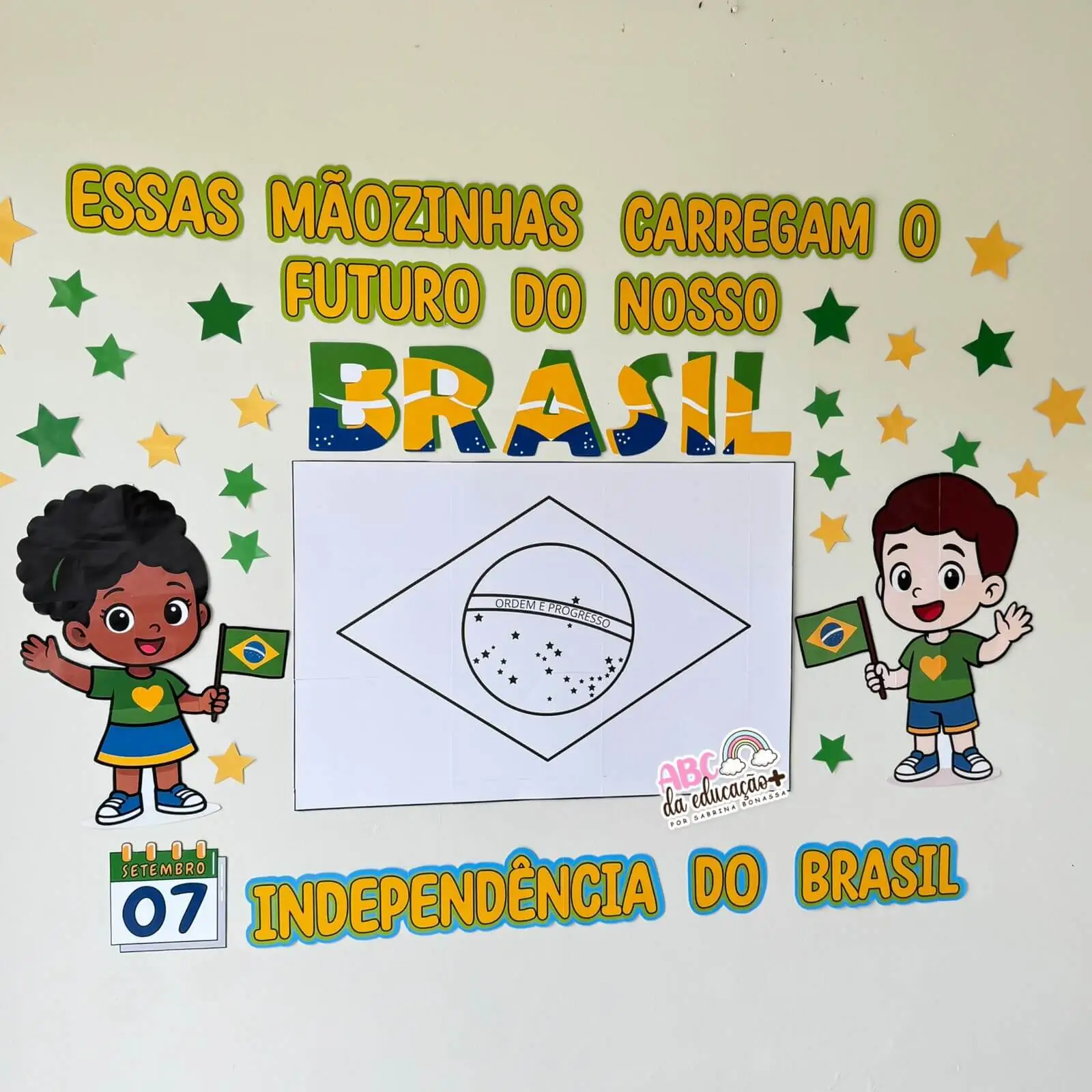Painel 7 de Setembro – Independência do Brasil – Mãozinhas do Futuro