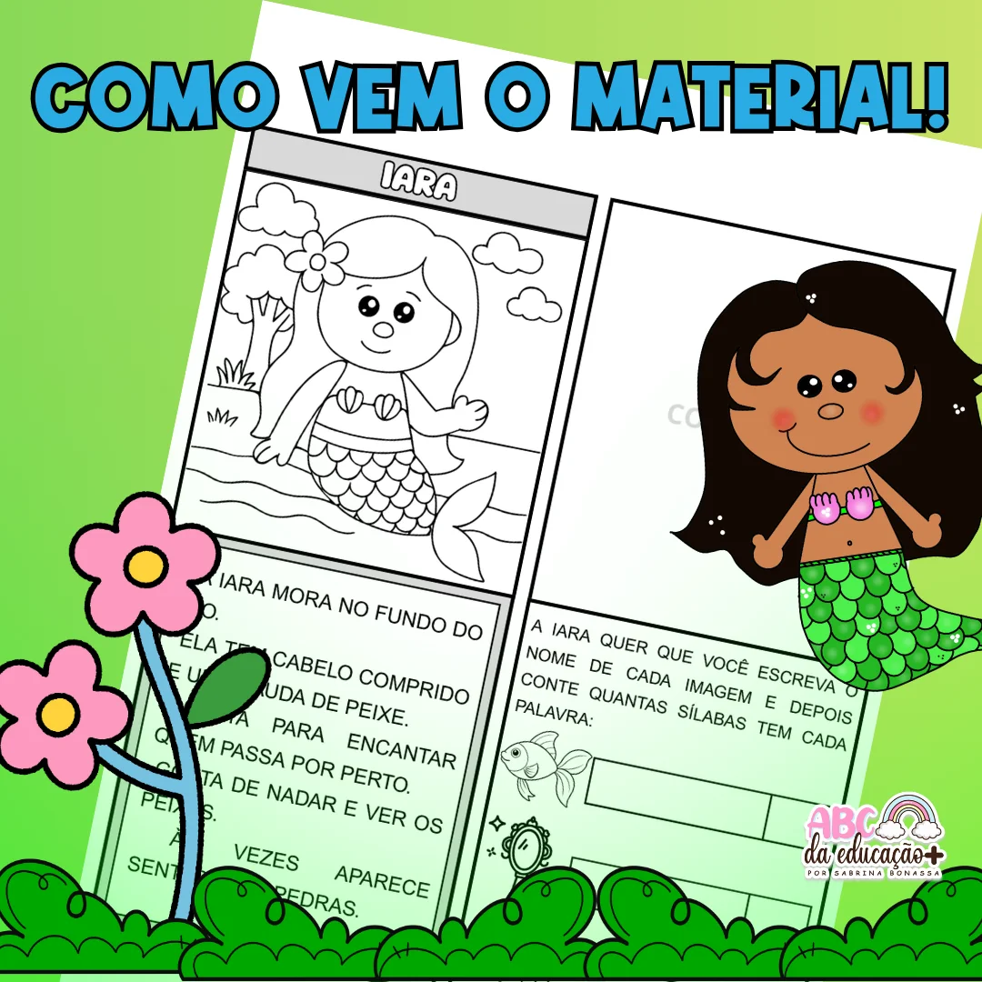 Atividades Folclore – 12 Lendas em Fichas Lúdicas para Alfabetização - Image 2