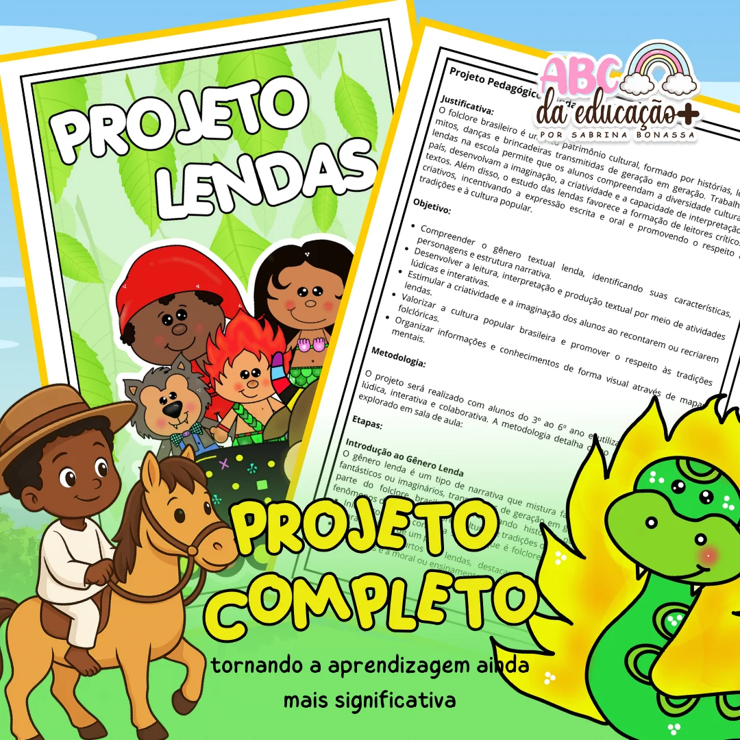 Projeto Lendas Folclóricas: Fichas, Mapas e Livrinhos Interativos - Image 2