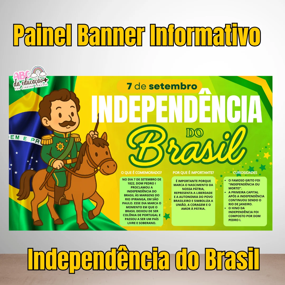 Painel Banner Informativo – Independência do Brasil – 7 de Setembro - Image 2