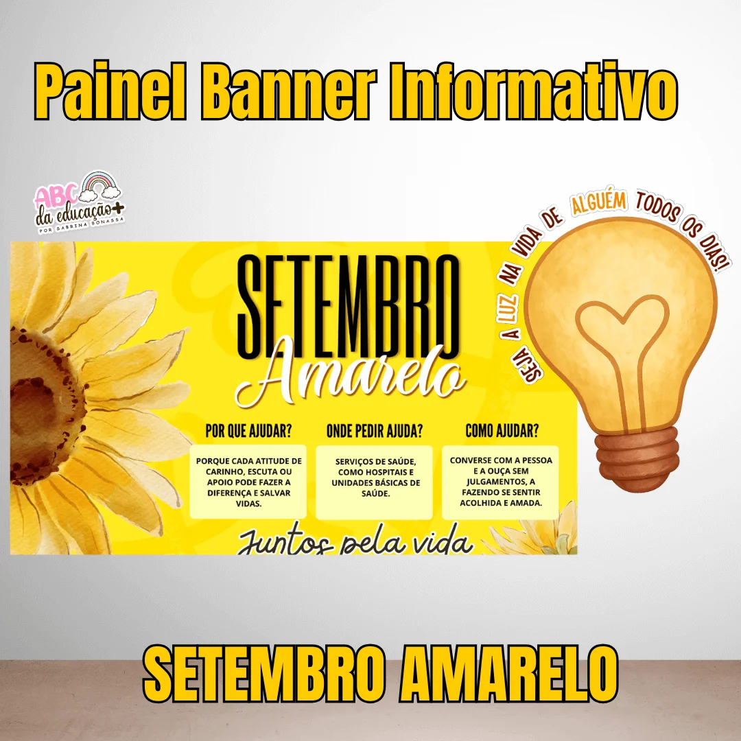 Painel Banner Setembro Amarelo – Juntos pela Vida - Image 2