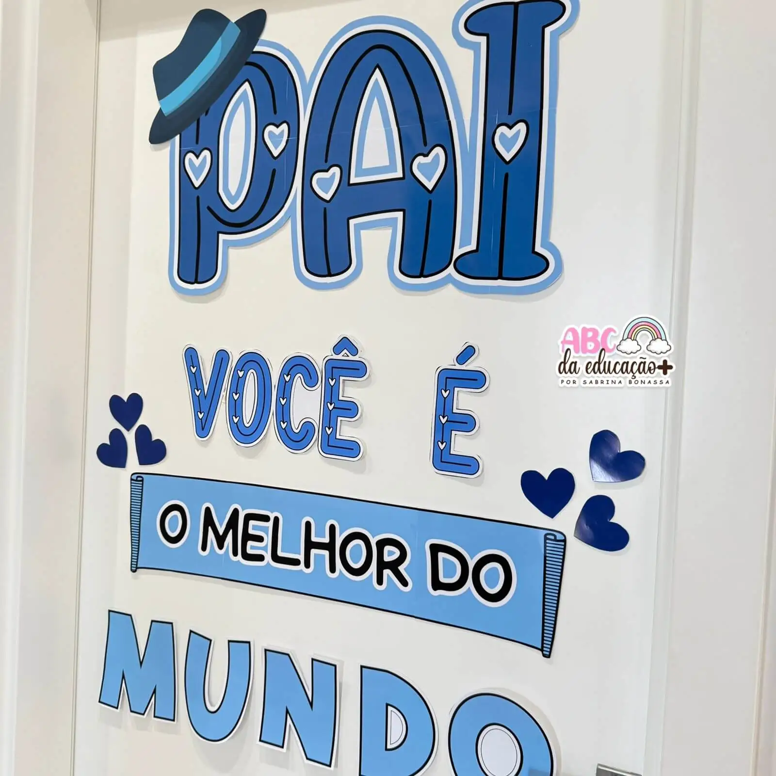 Painel de  Porta Dia dos Pais “Pai, o melhor do mundo!” - Imagem 4