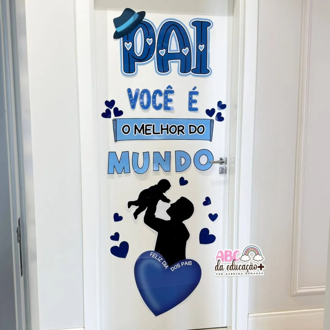 Painel de  Porta Dia dos Pais “Pai, o melhor do mundo!” - Image 2