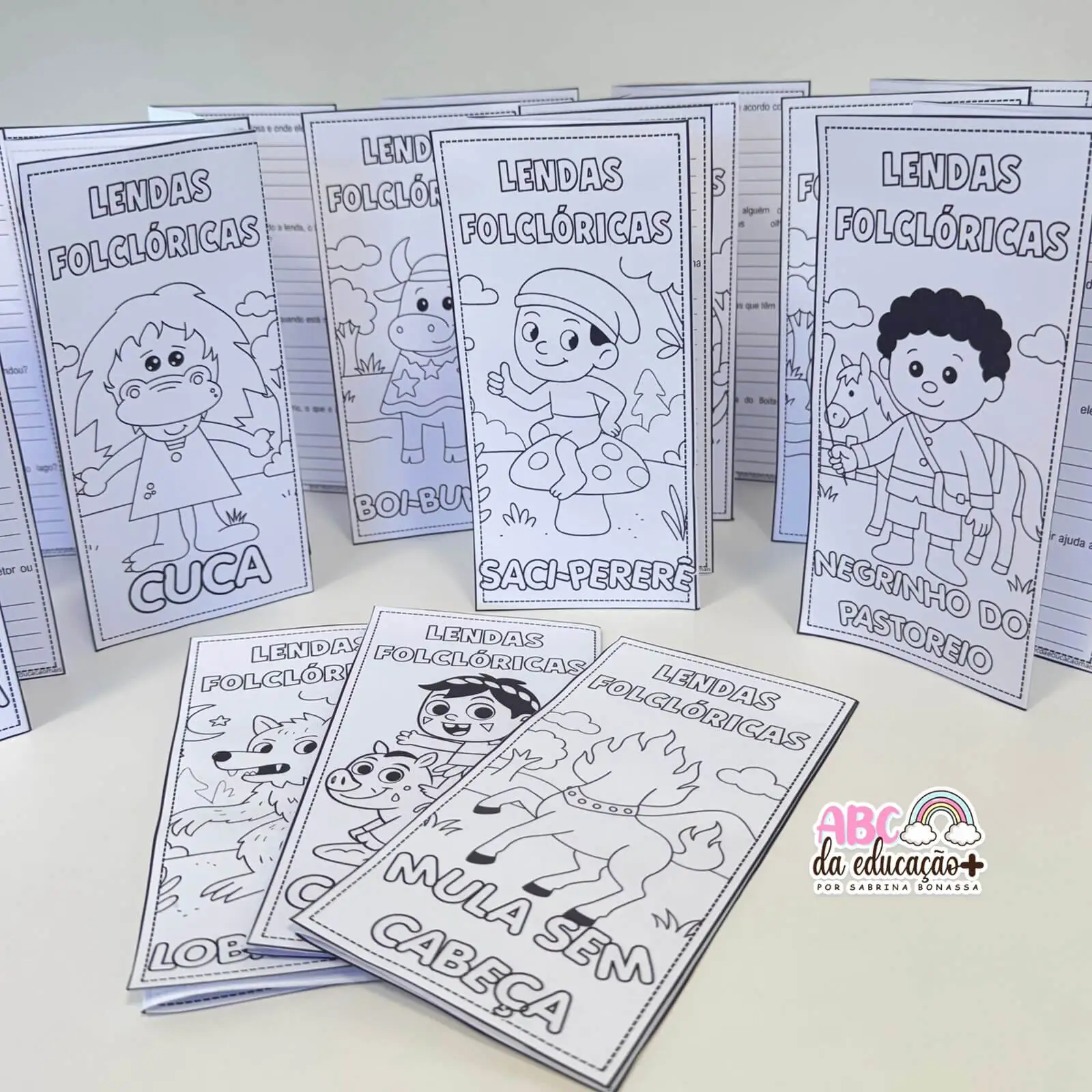 Folhetos Lendas Folclóricas com Texto e Interpretação - Imagem 4