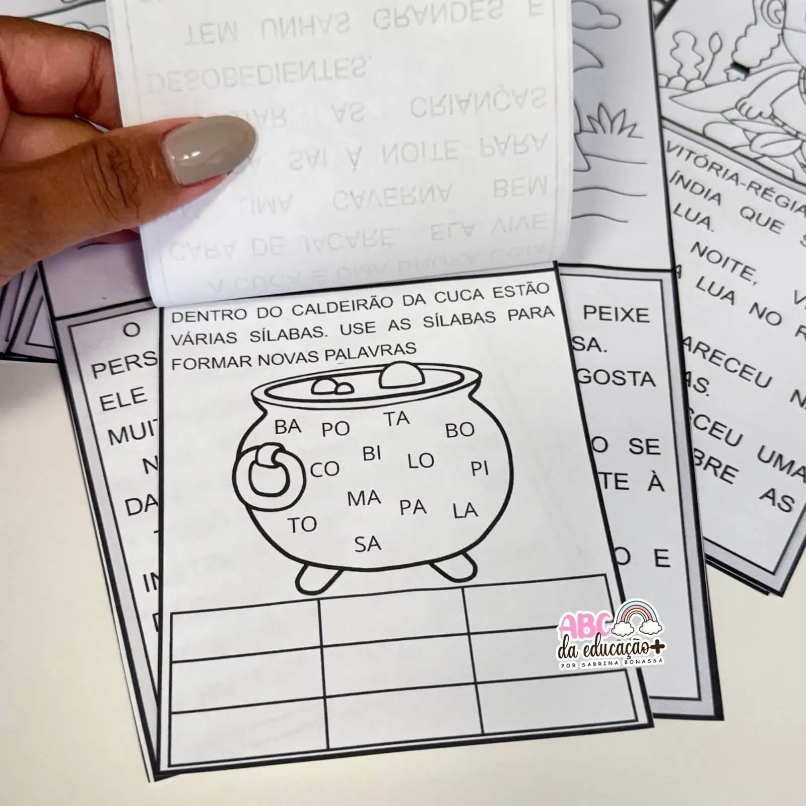 Atividades Folclore – 12 Lendas em Fichas Lúdicas para Alfabetização - Imagem 5