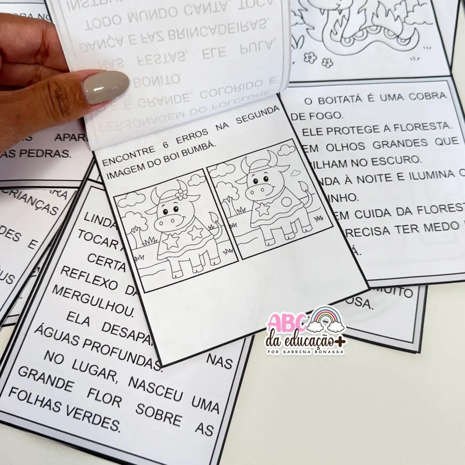 Atividades Folclore – 12 Lendas em Fichas Lúdicas para Alfabetização - Imagem 10