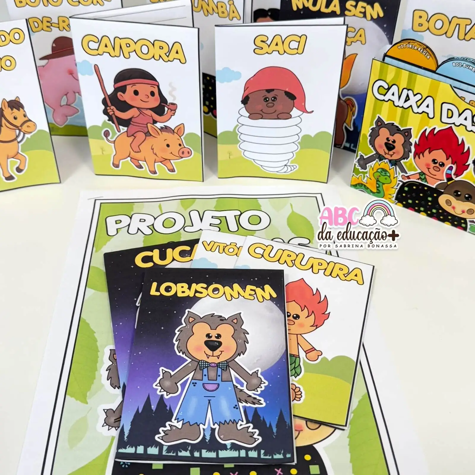 Projeto Lendas Folclóricas: Fichas, Mapas e Livrinhos Interativos - Imagem 13