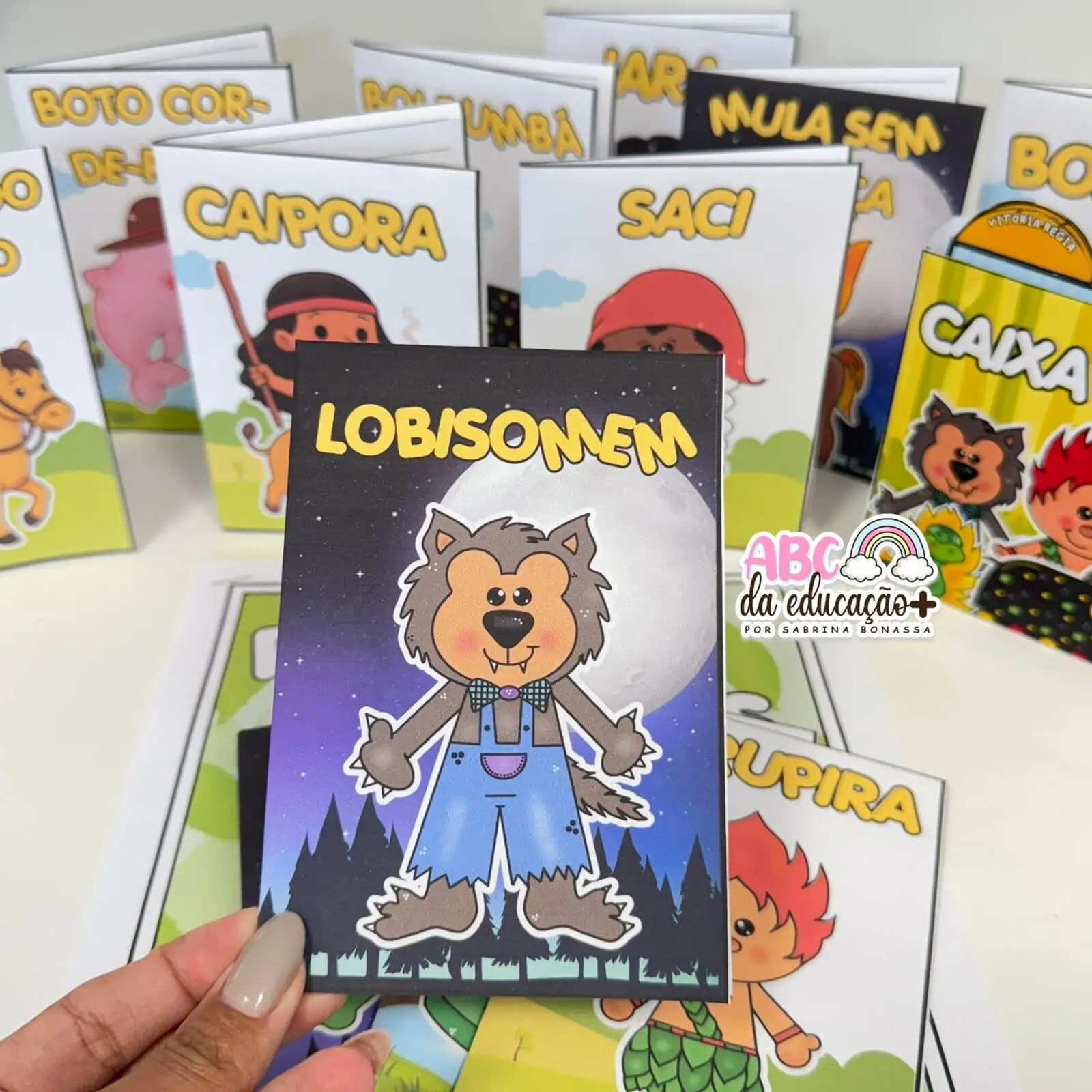 Projeto Lendas Folclóricas: Fichas, Mapas e Livrinhos Interativos - Imagem 14