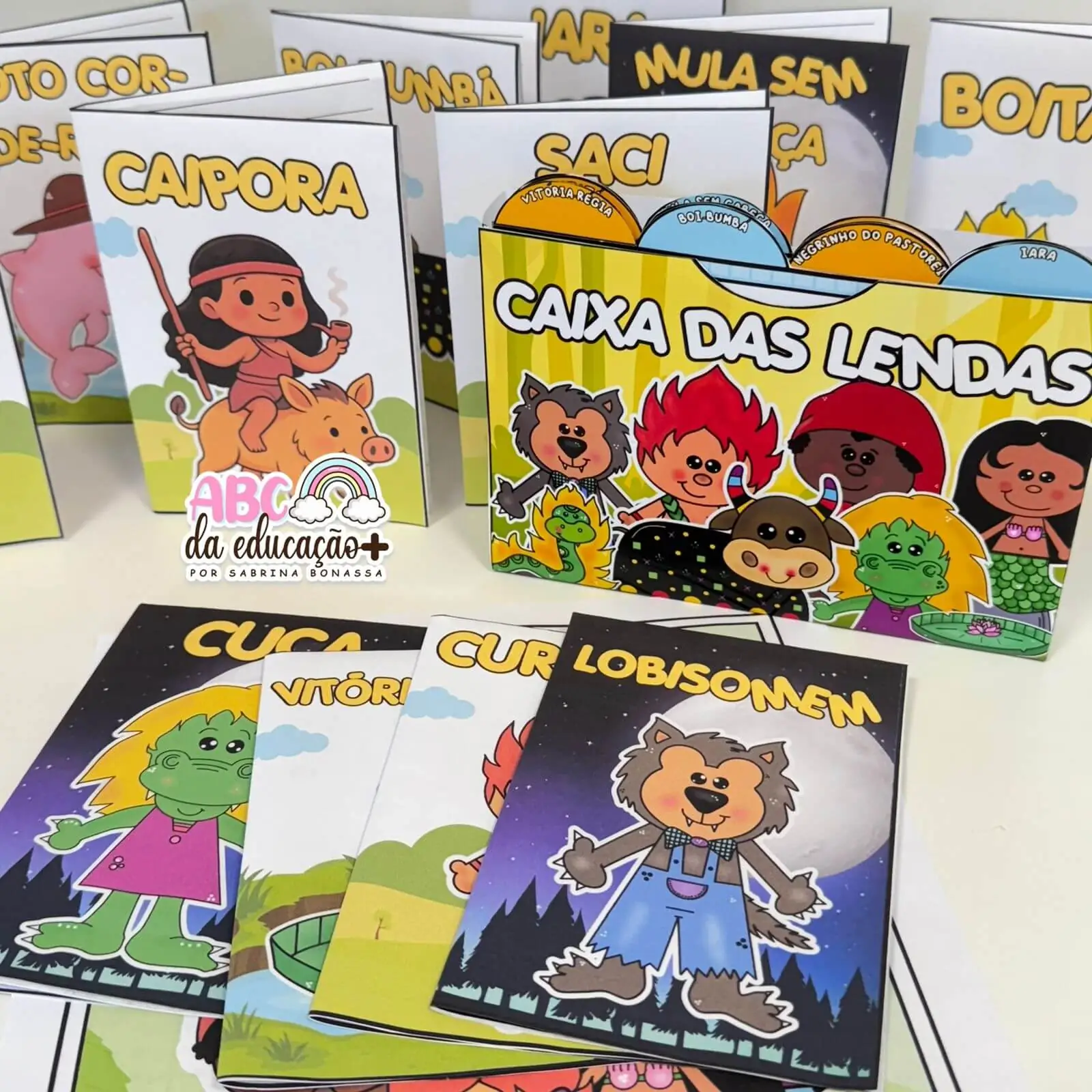 Projeto Lendas Folclóricas: Fichas, Mapas e Livrinhos Interativos - Imagem 12