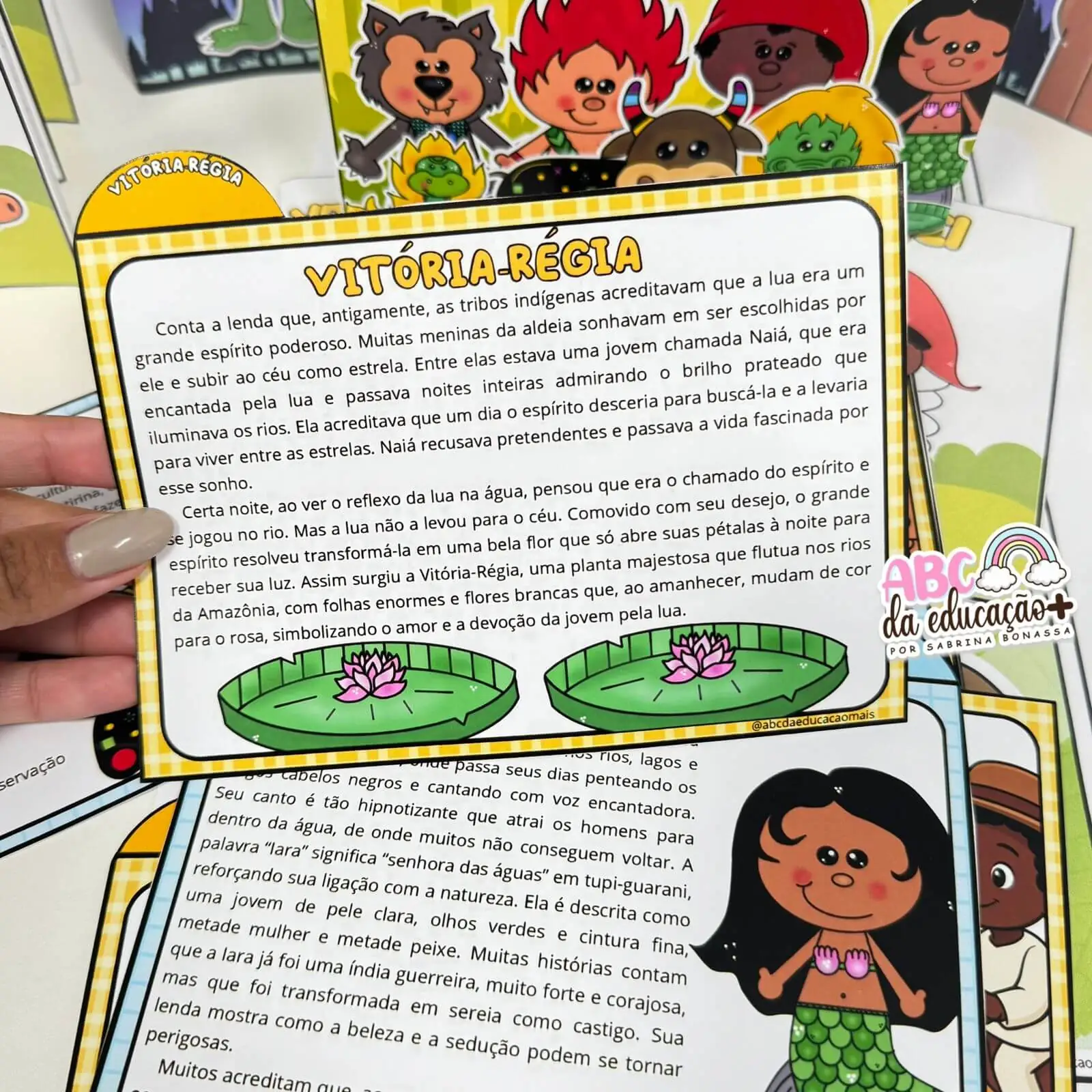 Projeto Lendas Folclóricas: Fichas, Mapas e Livrinhos Interativos - Imagem 11