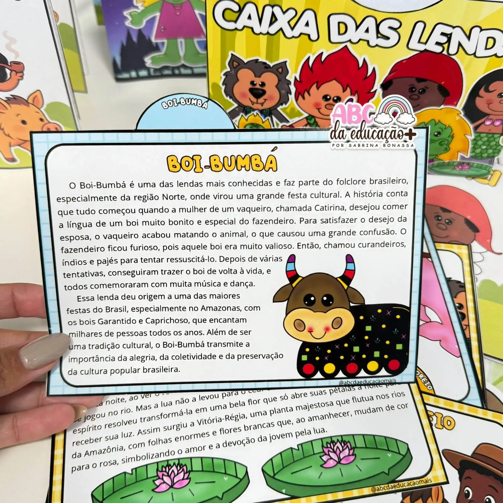 Projeto Lendas Folclóricas: Fichas, Mapas e Livrinhos Interativos - Imagem 10