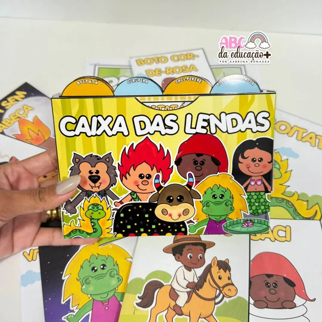 Projeto Lendas Folclóricas: Fichas, Mapas e Livrinhos Interativos - Image 8
