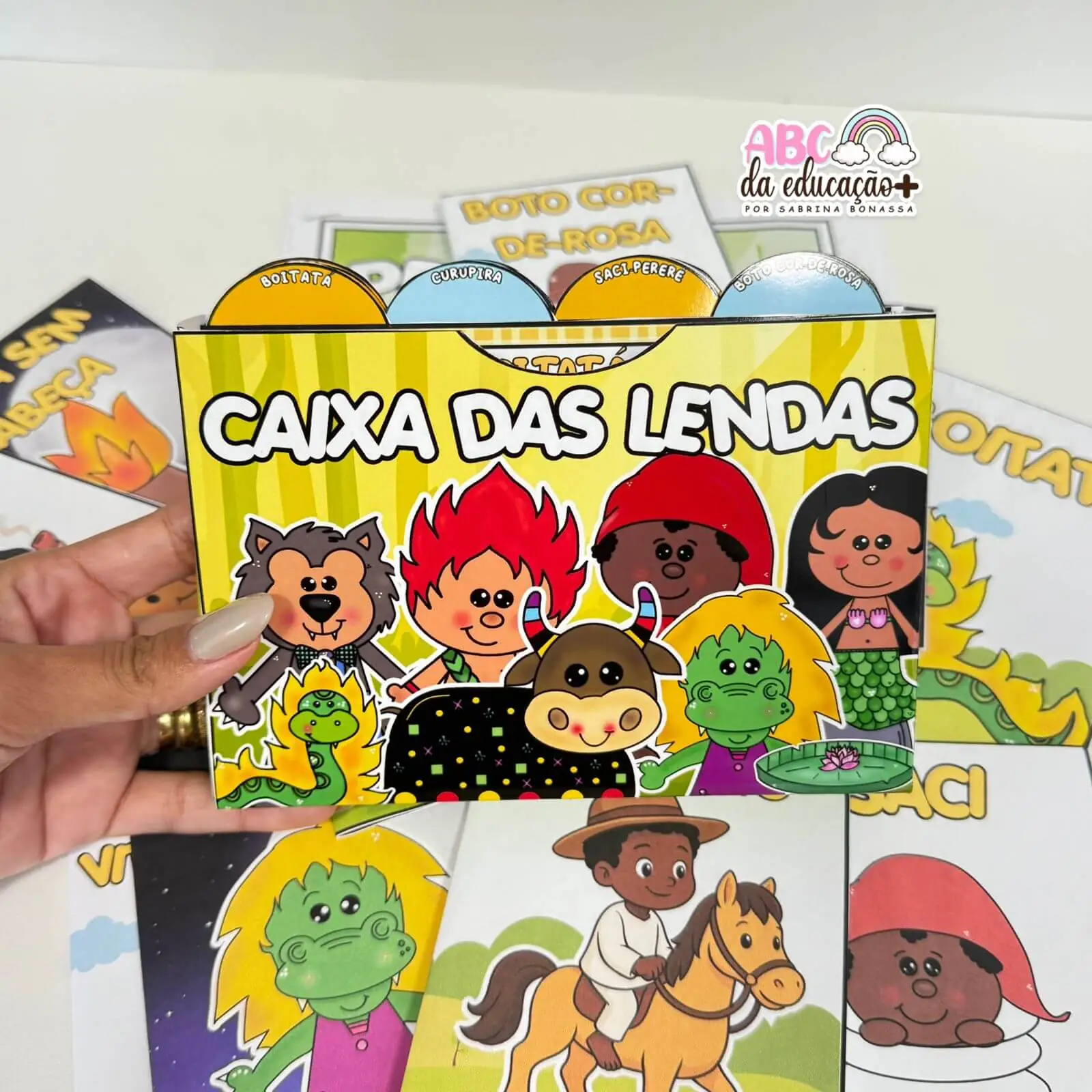 Projeto Lendas Folclóricas: Fichas, Mapas e Livrinhos Interativos - Imagem 8