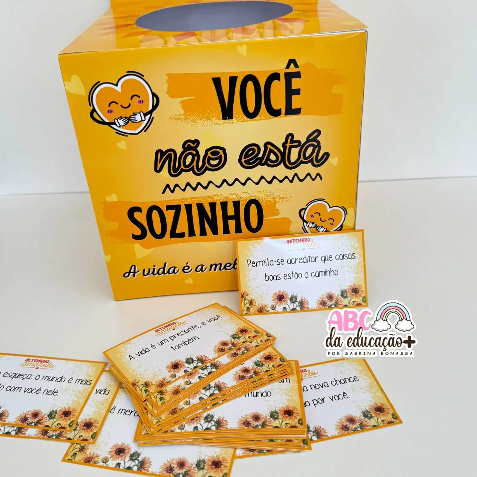 Caixa de Mensagem Motivacional Setembro Amarelo – “Leia e Sorria” - Imagem 11