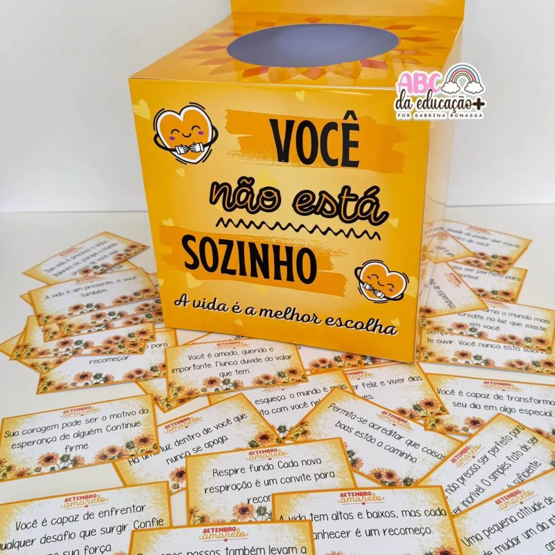 Caixa de Mensagem Motivacional Setembro Amarelo – “Leia e Sorria” - Image 5