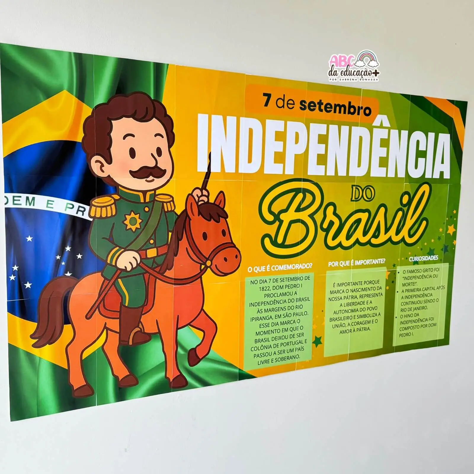 Painel Banner Informativo – Independência do Brasil – 7 de Setembro - Imagem 5