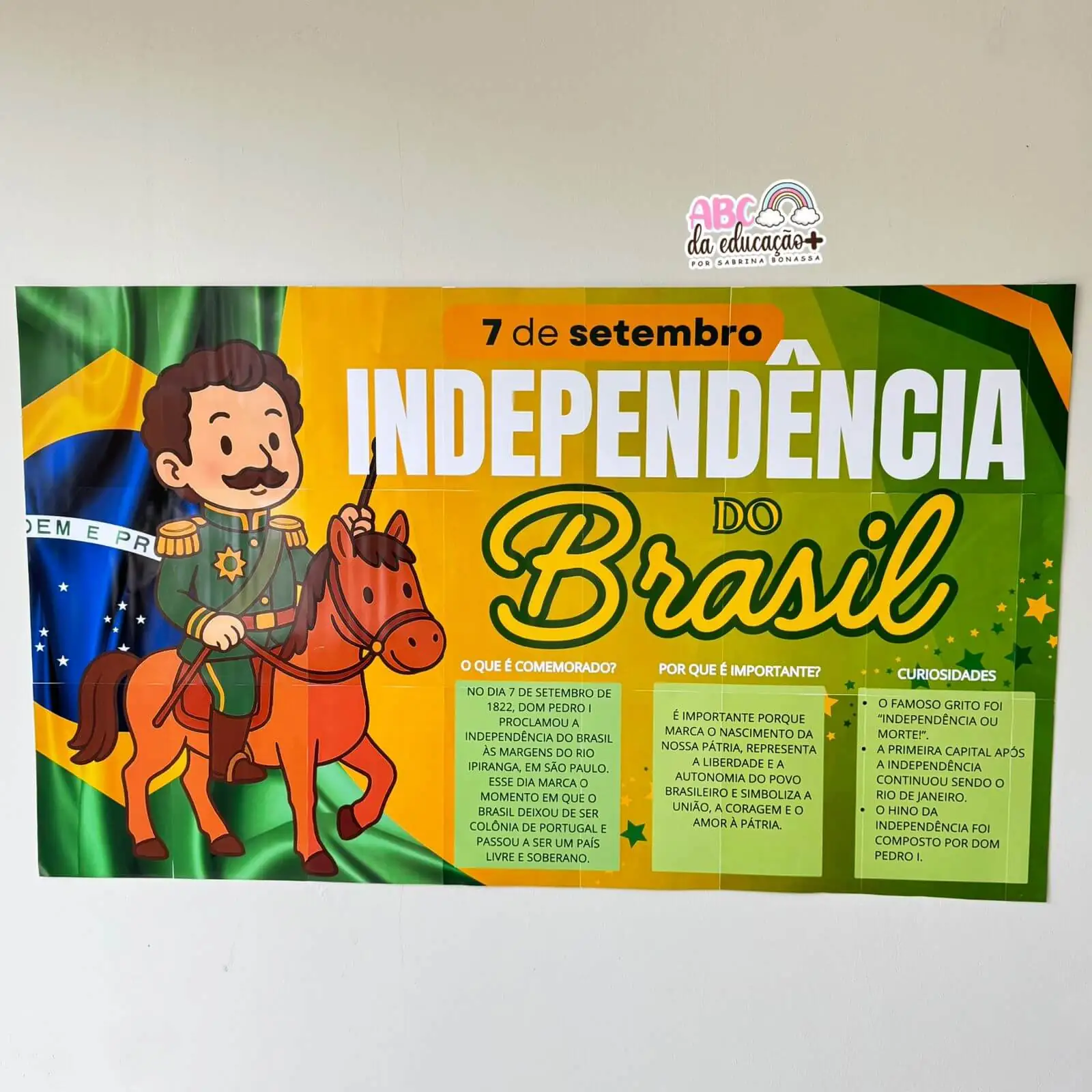 Painel Banner Informativo – Independência do Brasil – 7 de Setembro - Imagem 4