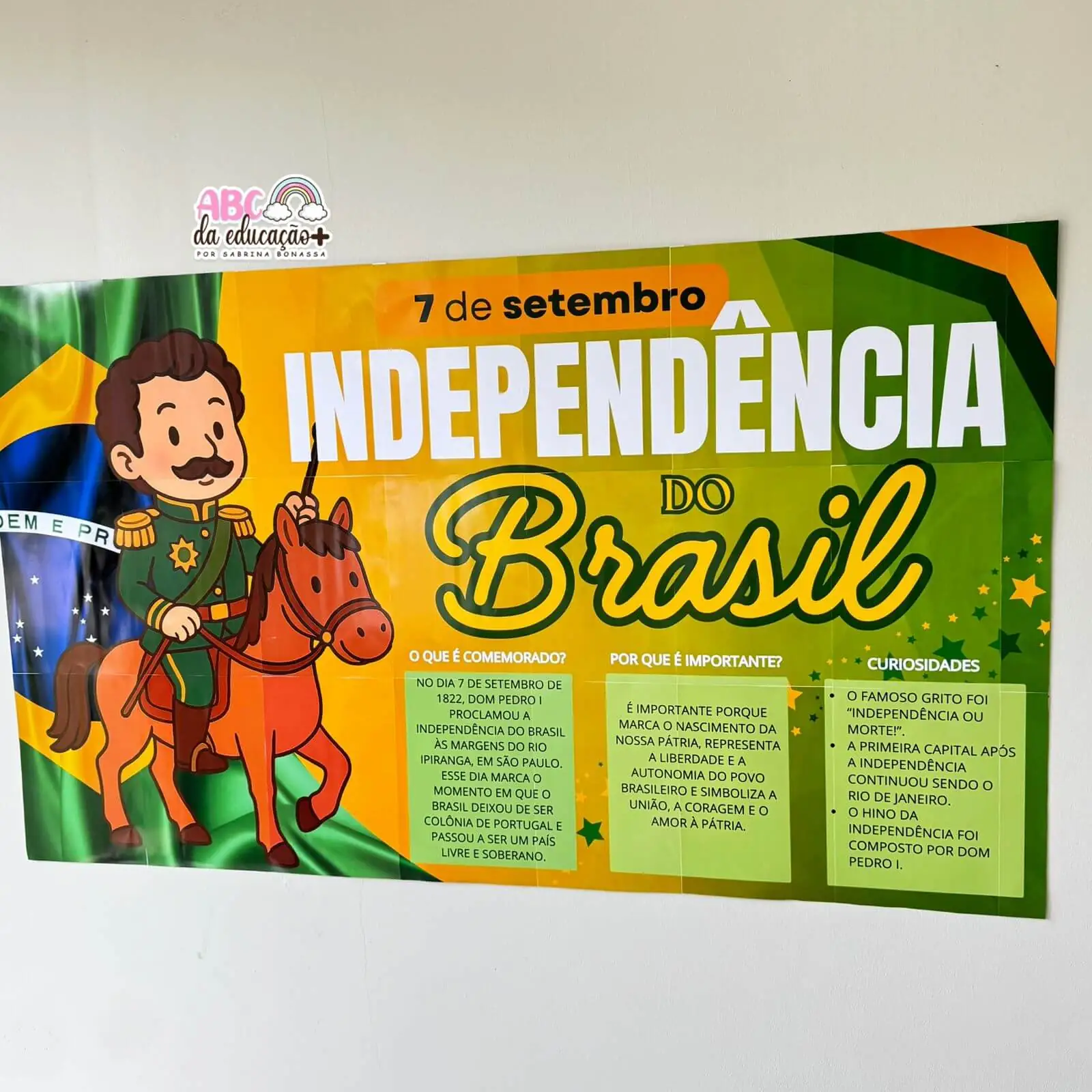 Painel Banner Informativo – Independência do Brasil – 7 de Setembro - Imagem 3
