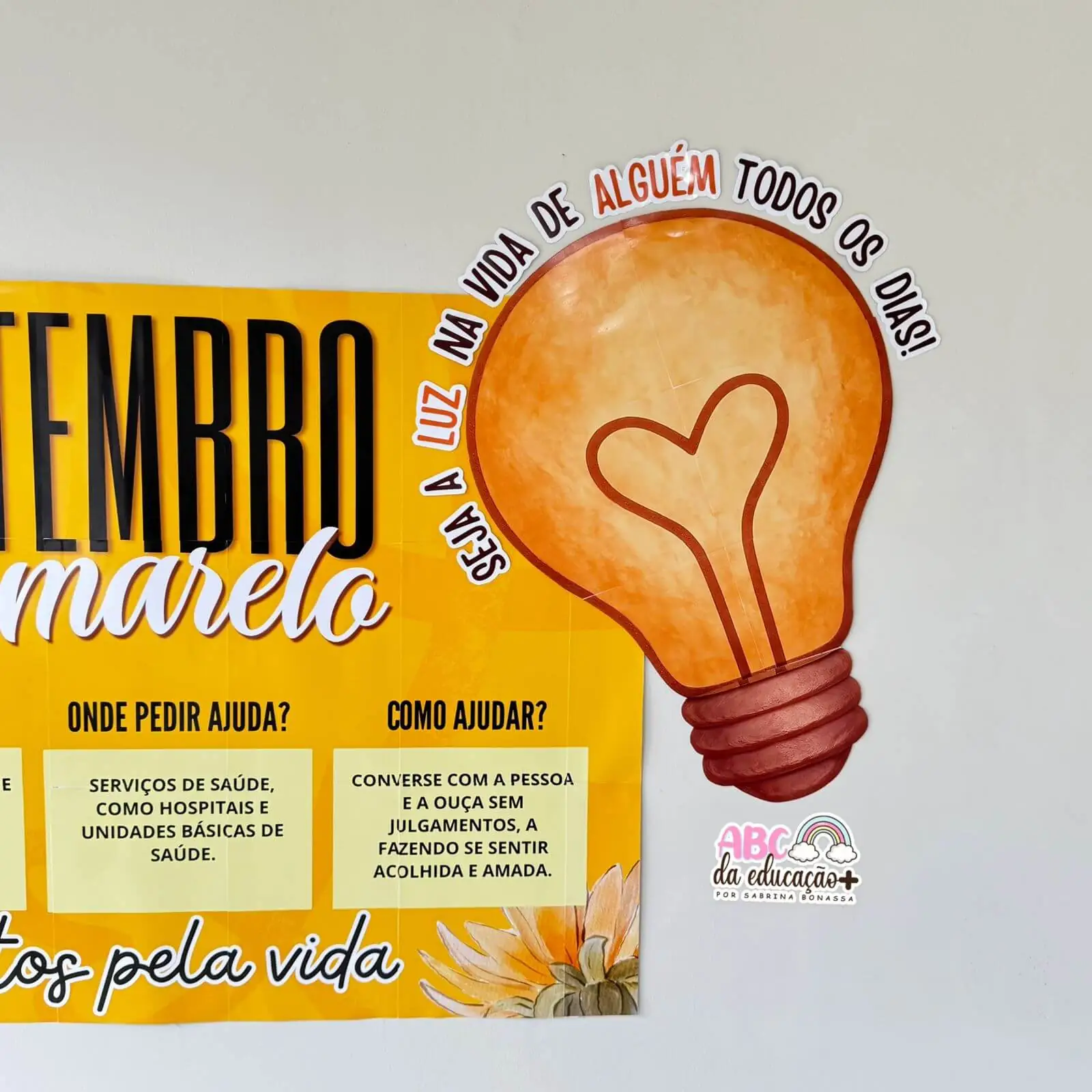 Painel Banner Setembro Amarelo – Juntos pela Vida - Imagem 4