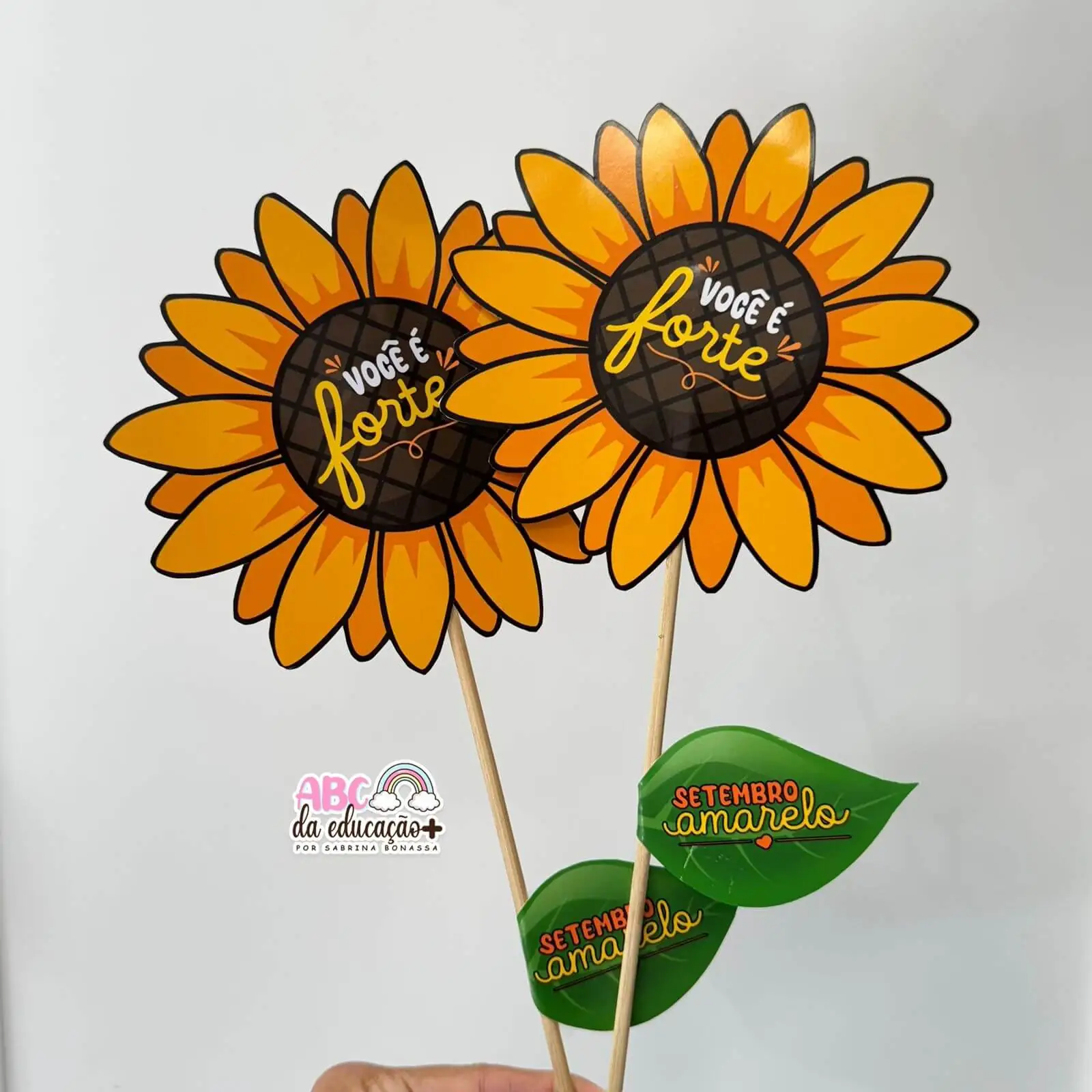 Lembrancinha Girassol Setembro Amarelo - Imagem 5