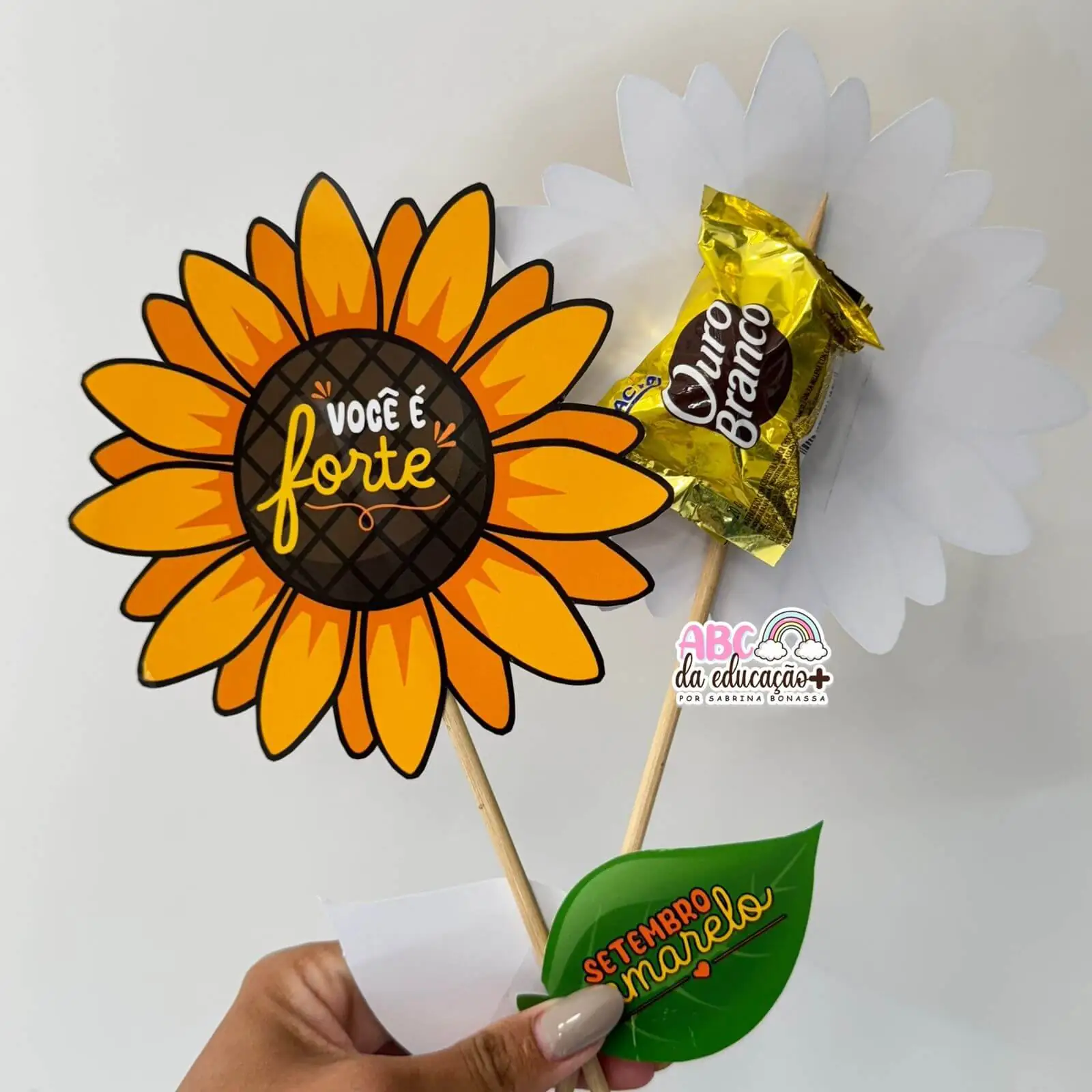 Lembrancinha Girassol Setembro Amarelo - Imagem 3