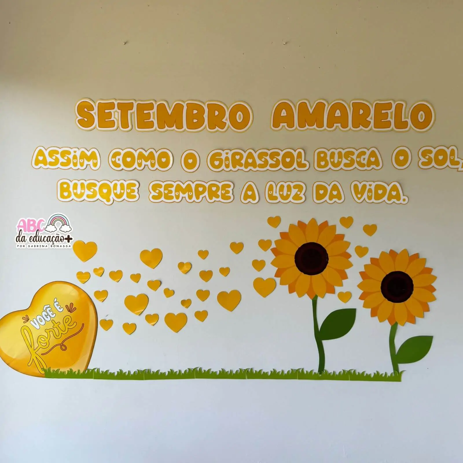 Painel Setembro Amarelo Girassol - Imagem 6