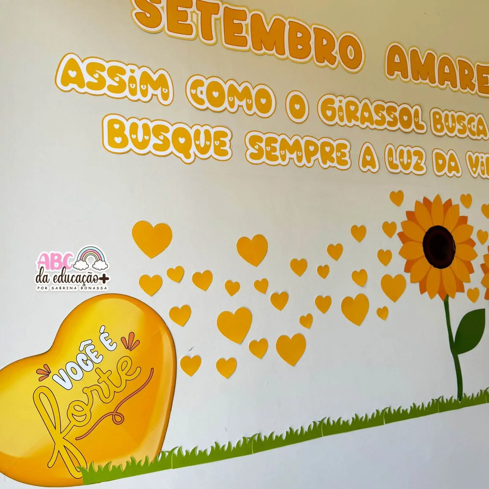 Painel Setembro Amarelo Girassol - Imagem 2