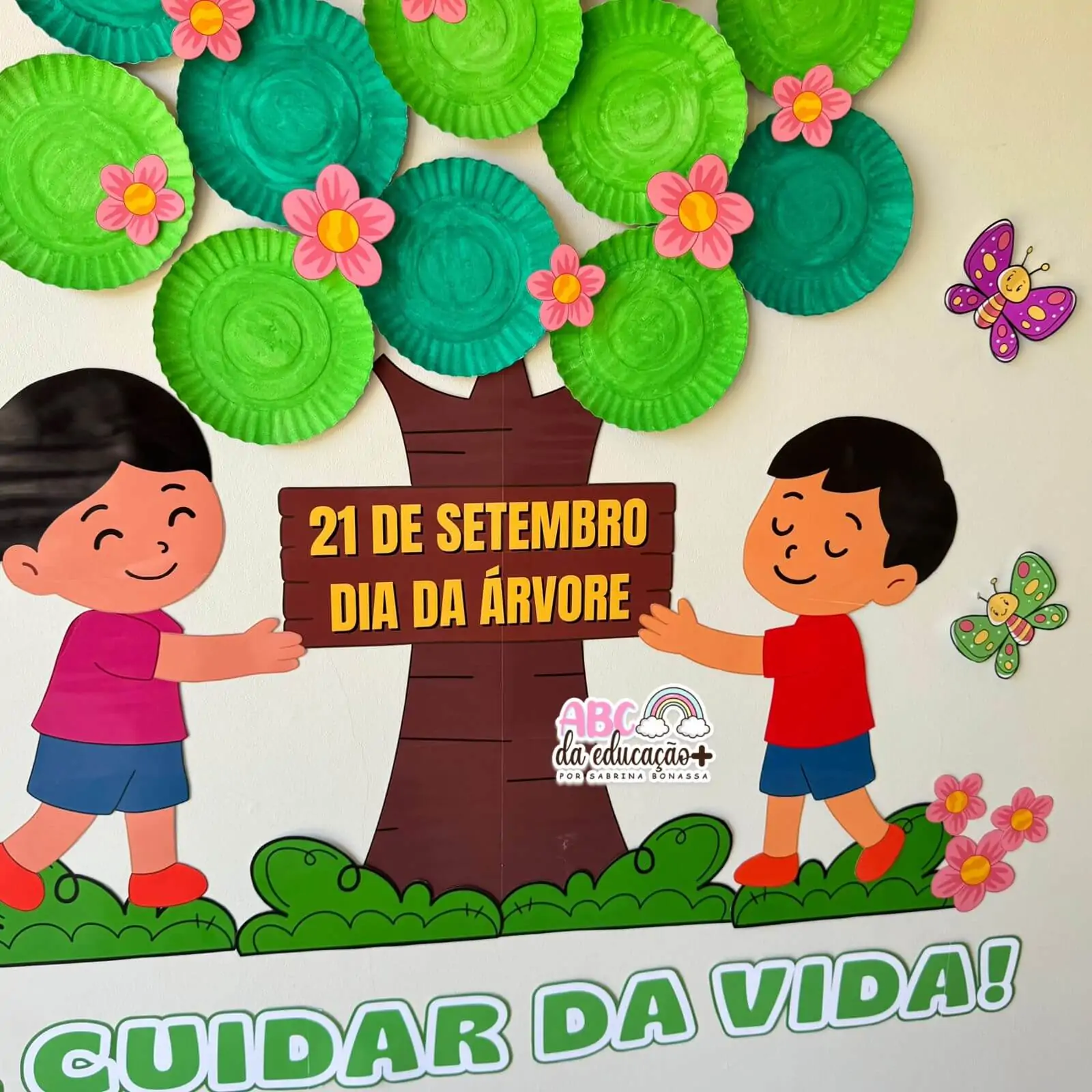 Painel Dia da Árvore com Pratinhos - Imagem 5