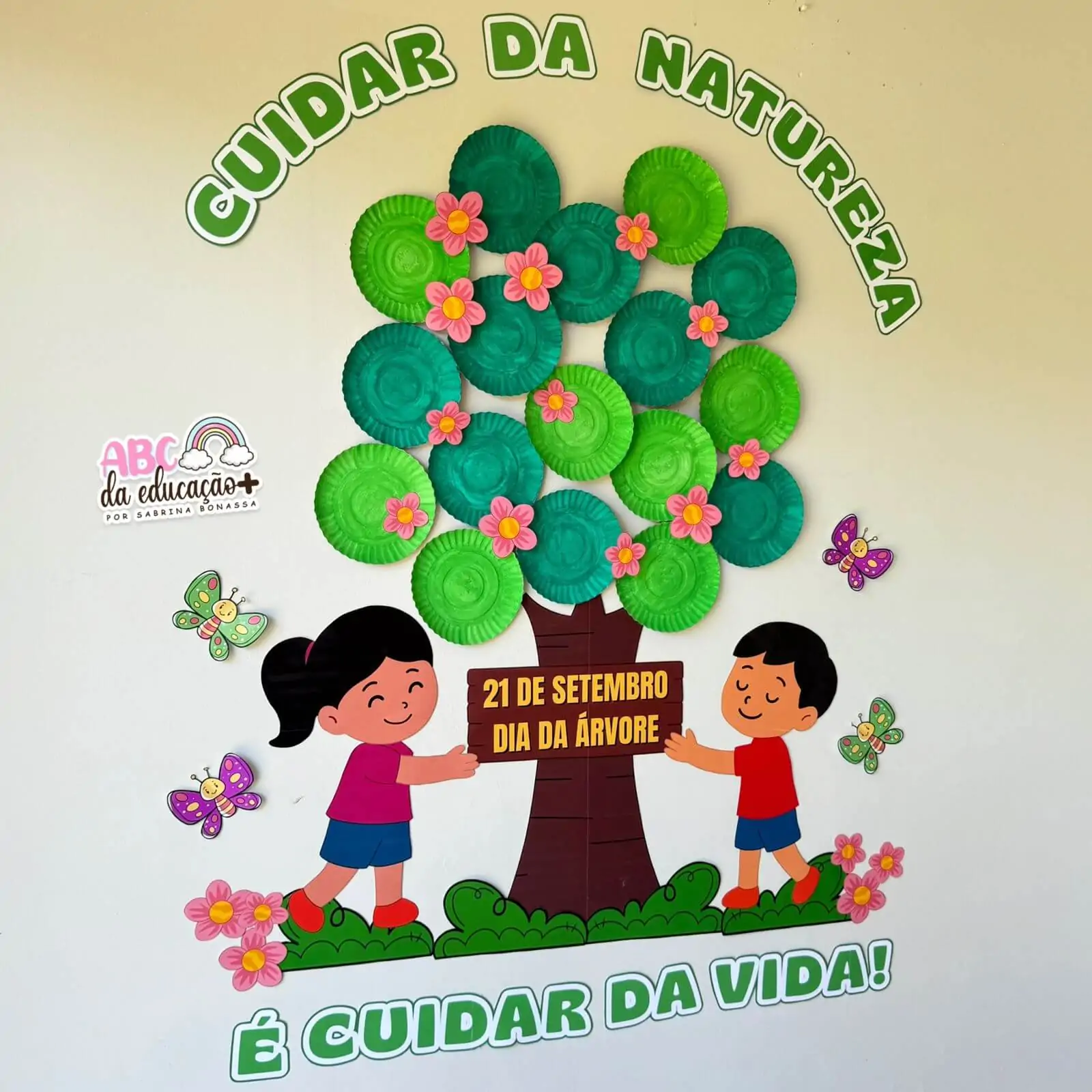 Painel Dia da Árvore com Pratinhos - Imagem 2