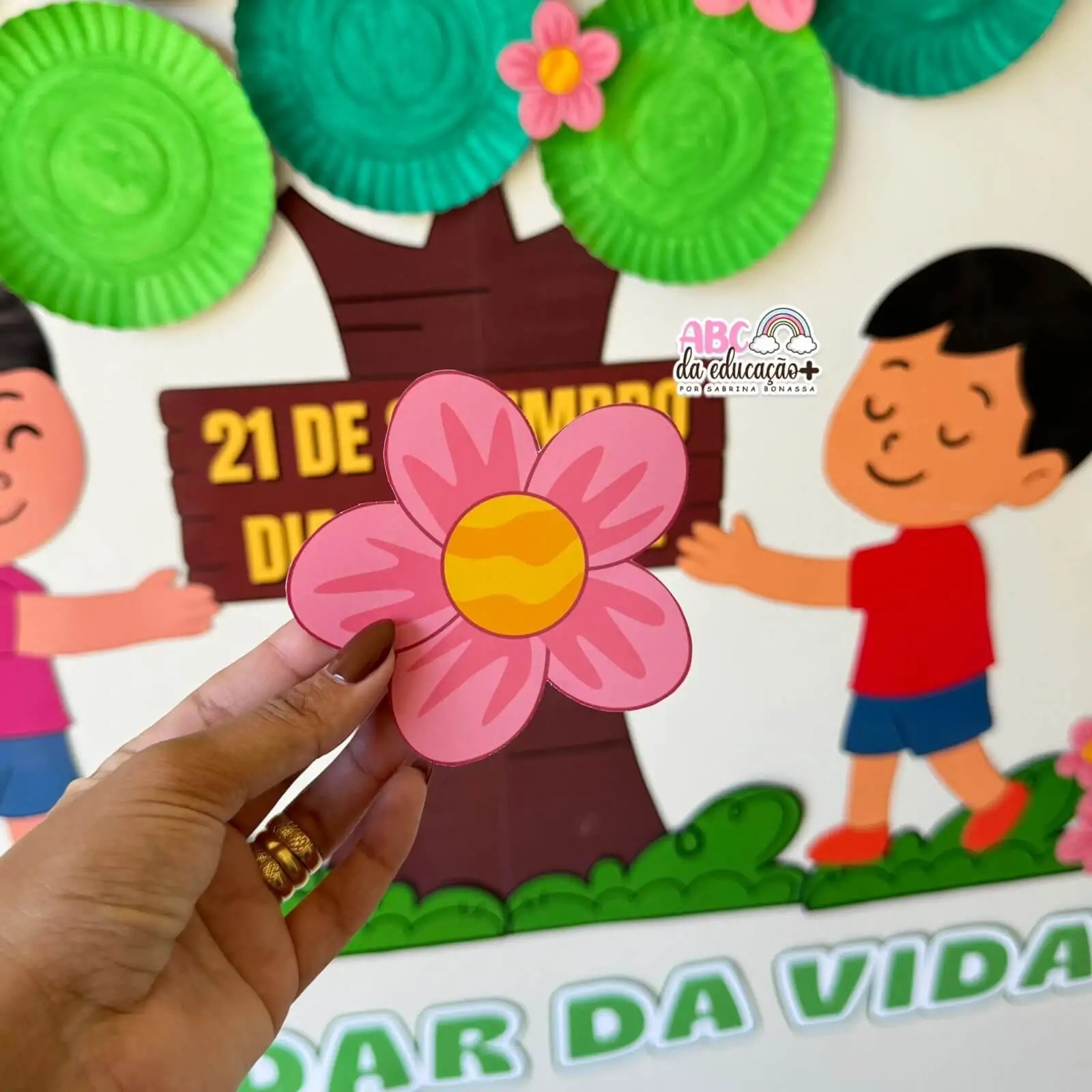 Painel Dia da Árvore com Pratinhos - Imagem 6