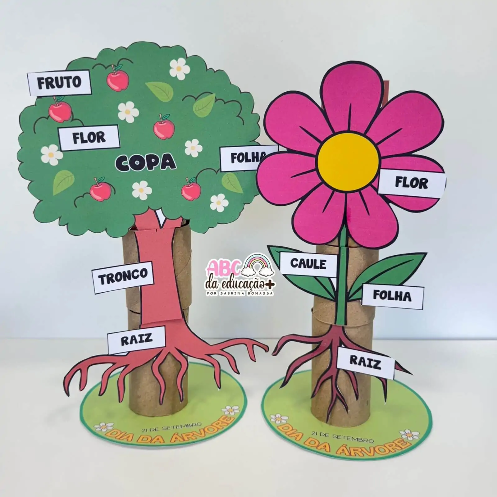 Partes da Planta e da Flor – Atividade com rolinhos - Imagem 6