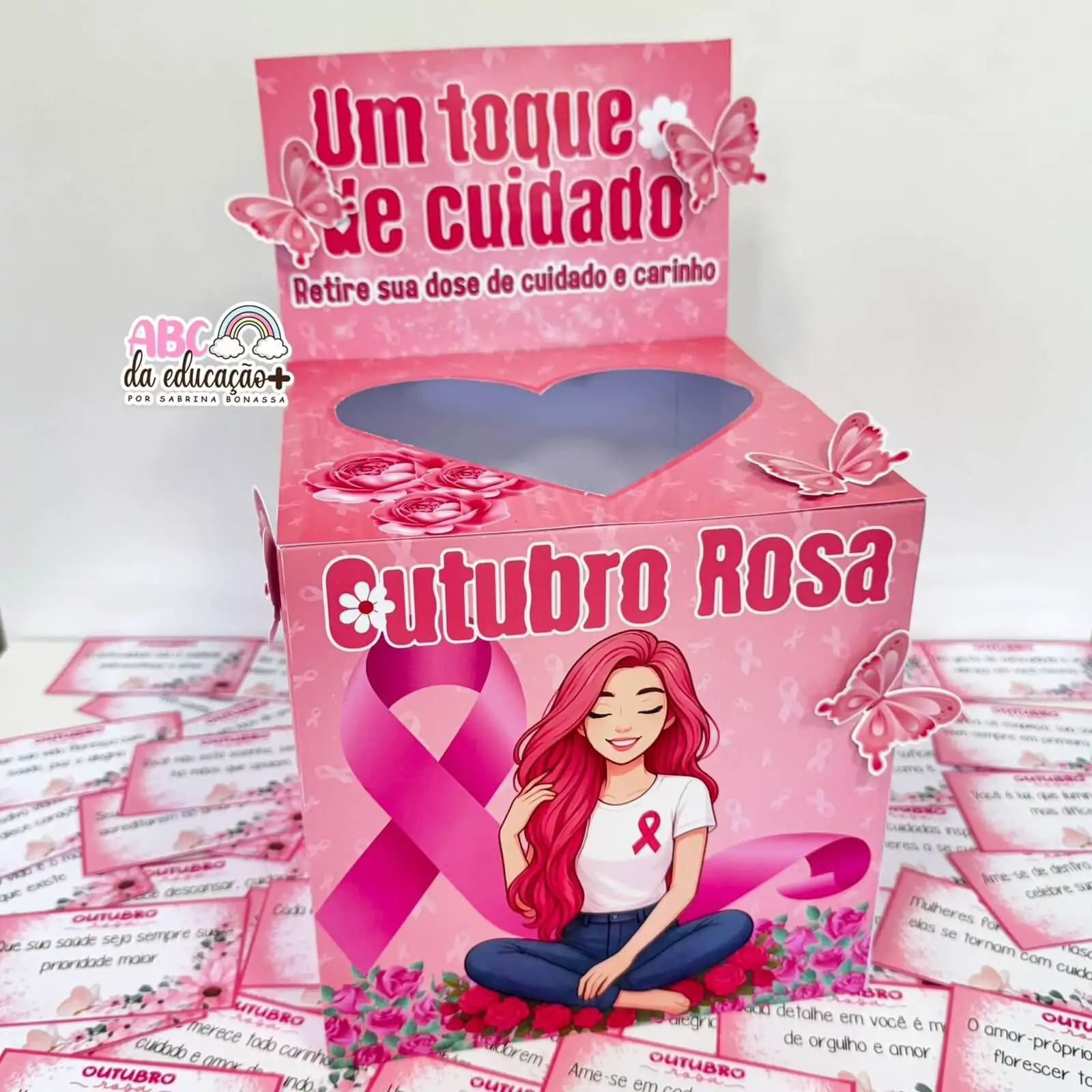 Caixa de Mensagem Outubro Rosa – Um Toque de Cuidado