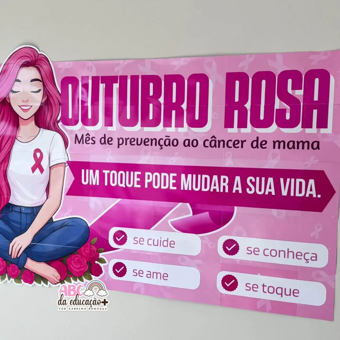 Painel Outubro Rosa – Banner + Caixa + Panfleto - Image 5