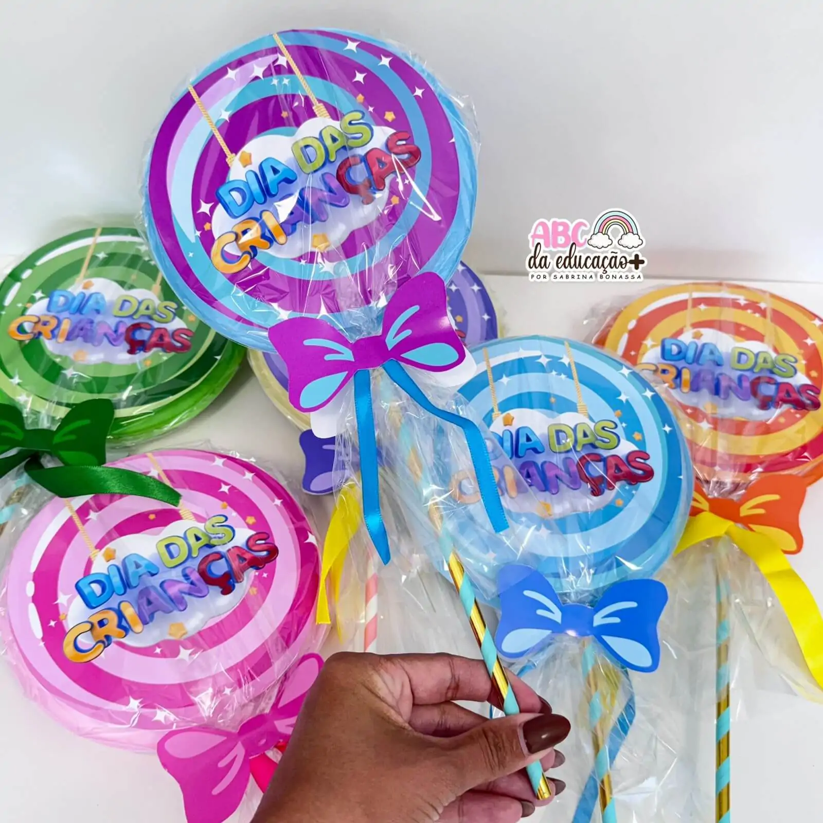 Lembrancinha Dia das Crianças – Pirulito Surpresa - Imagem 4