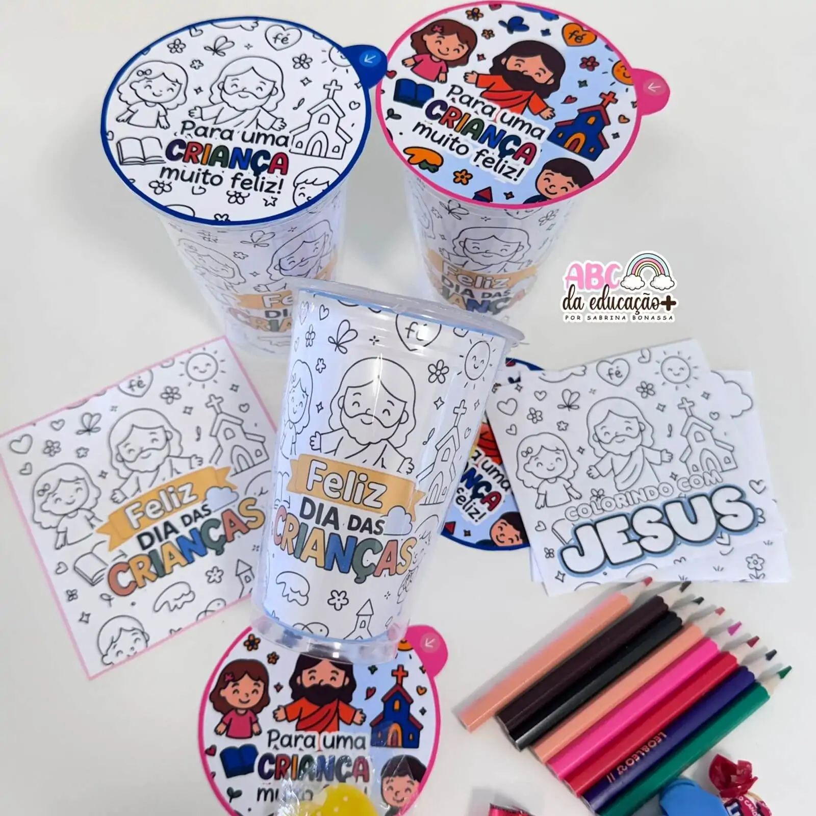 Copinho Lembrancinha Cristã – Dia das Crianças - Imagem 8