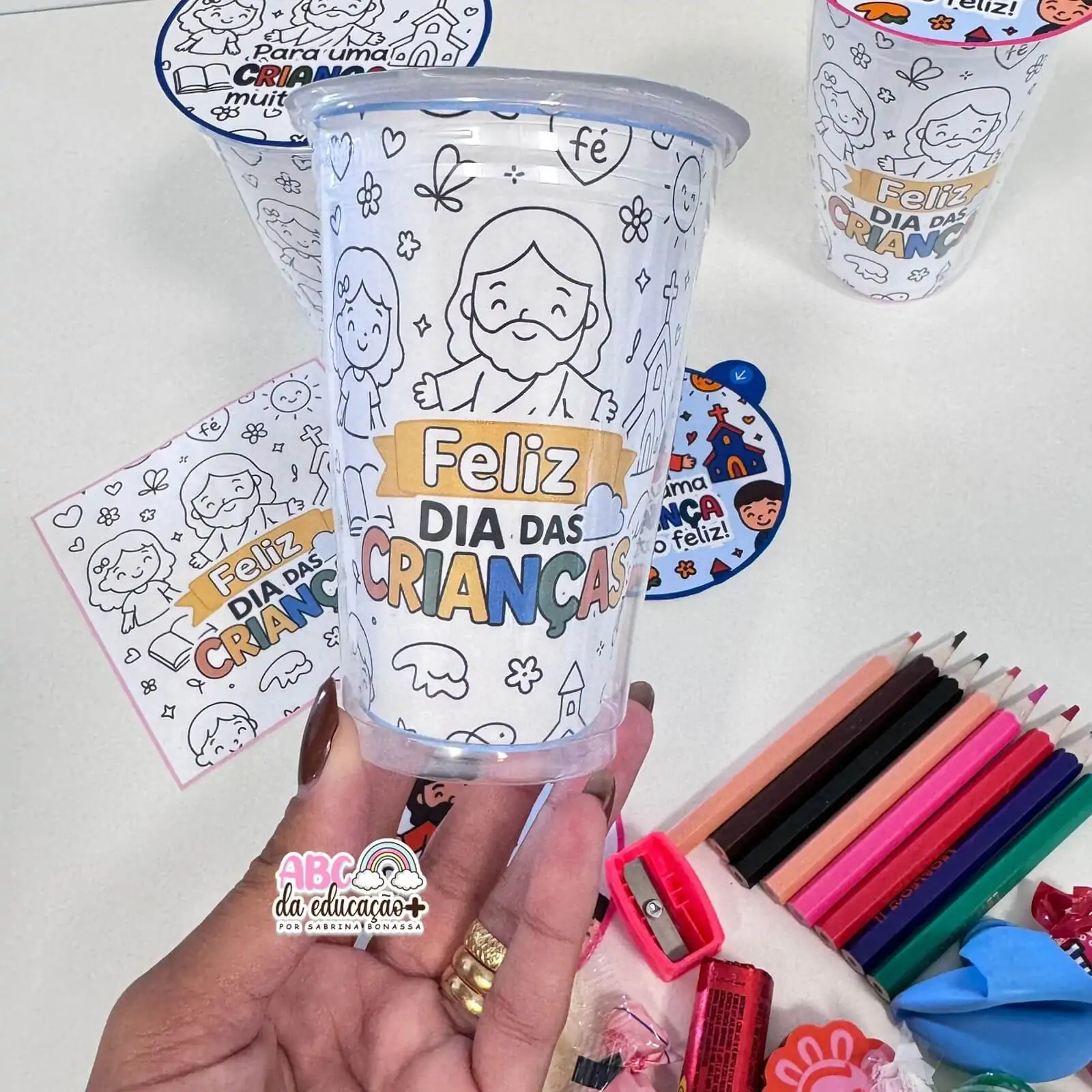 Copinho Lembrancinha Cristã – Dia das Crianças - Imagem 7