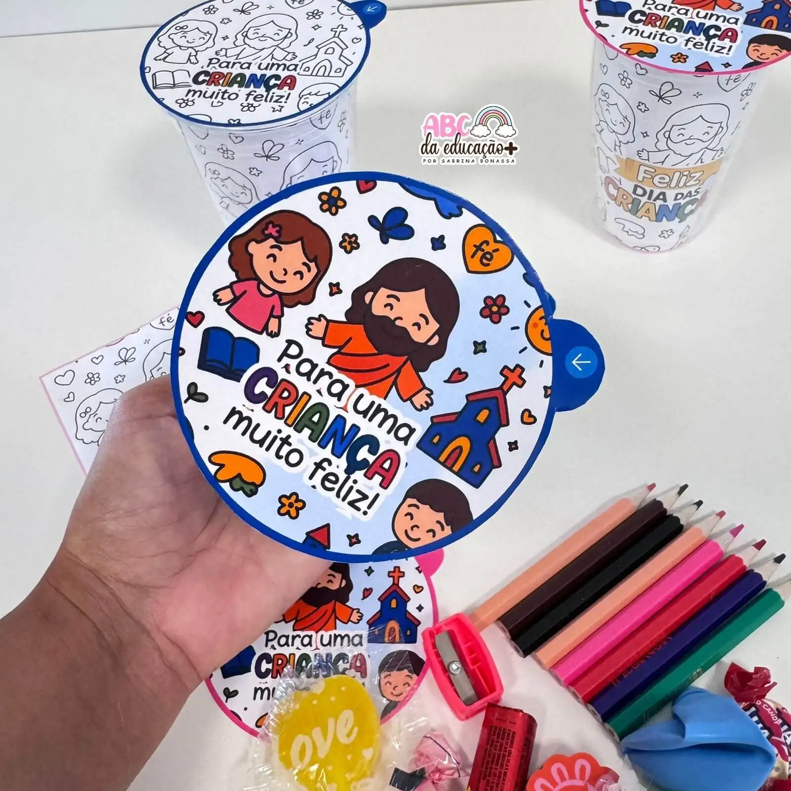 Copinho Lembrancinha Cristã – Dia das Crianças - Imagem 6