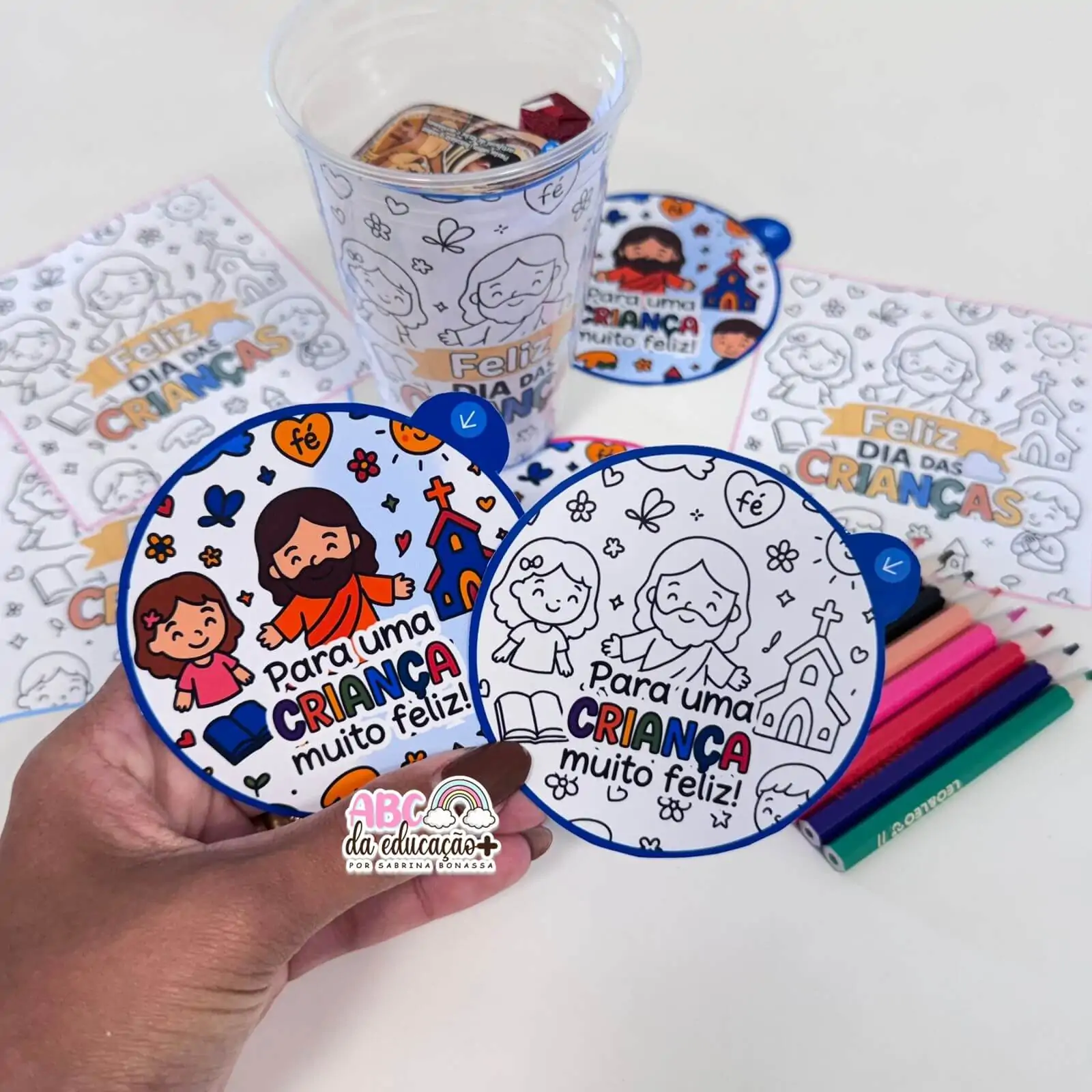 Copinho Lembrancinha Cristã – Dia das Crianças - Imagem 2