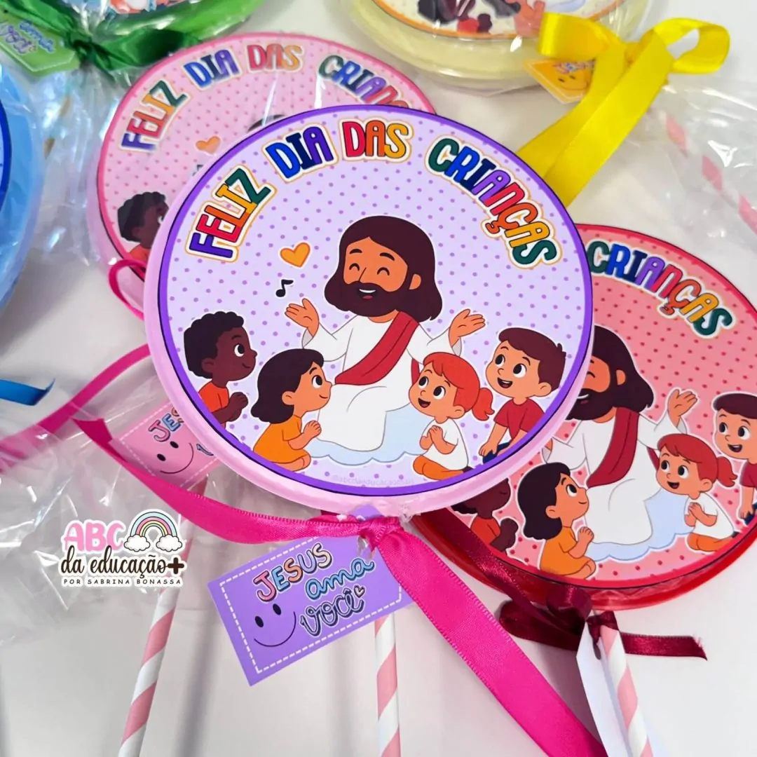 Pirulito Supresa Dia das Crianças – Lembrancinha Cristã - Imagem 4
