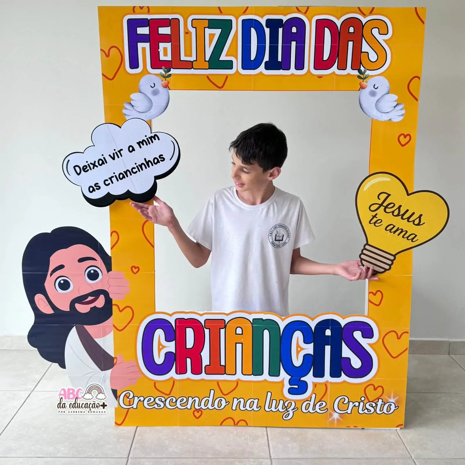 Moldura de Fotos Gigante Dia das Crianças – Tema Cristão - Imagem 5