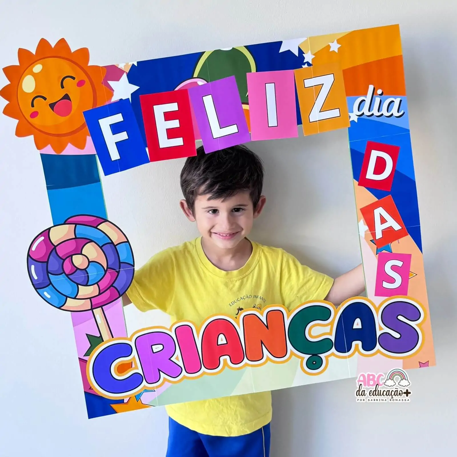 Moldura Colorida para Fotos – Dia das Crianças - Imagem 5