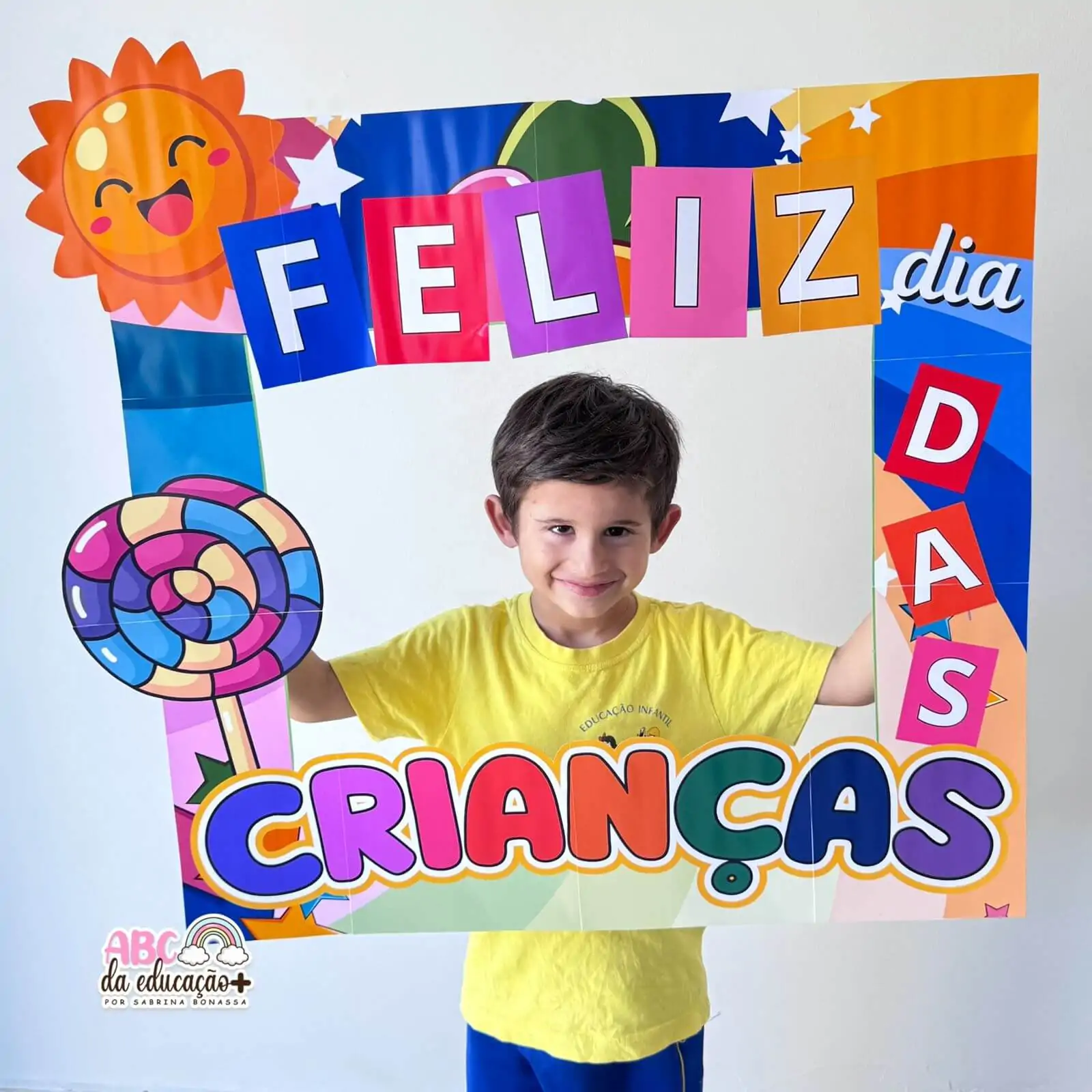 Moldura Colorida para Fotos – Dia das Crianças - Imagem 4