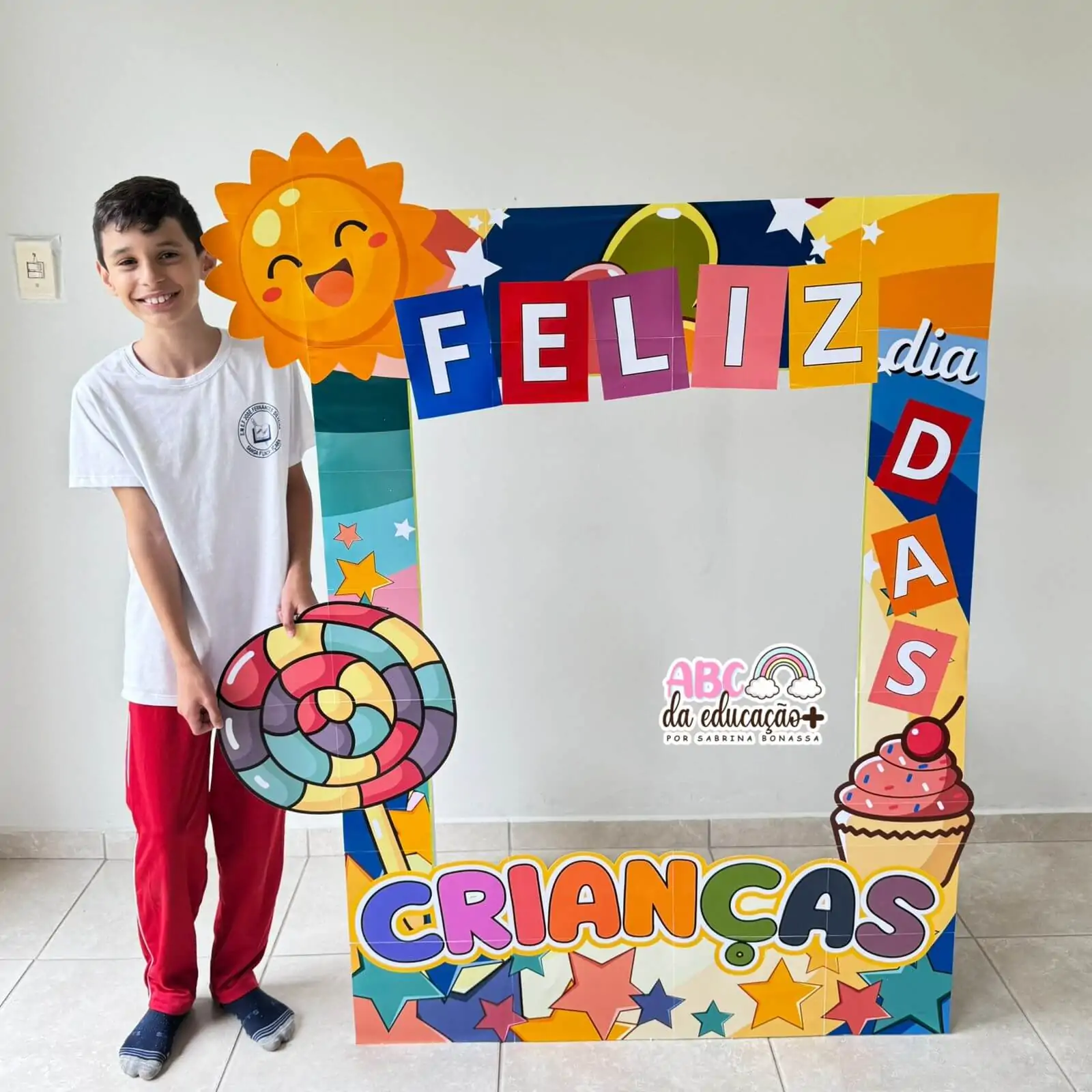 Moldura de Fotos Gigante - Dia das Crianças - Imagem 5